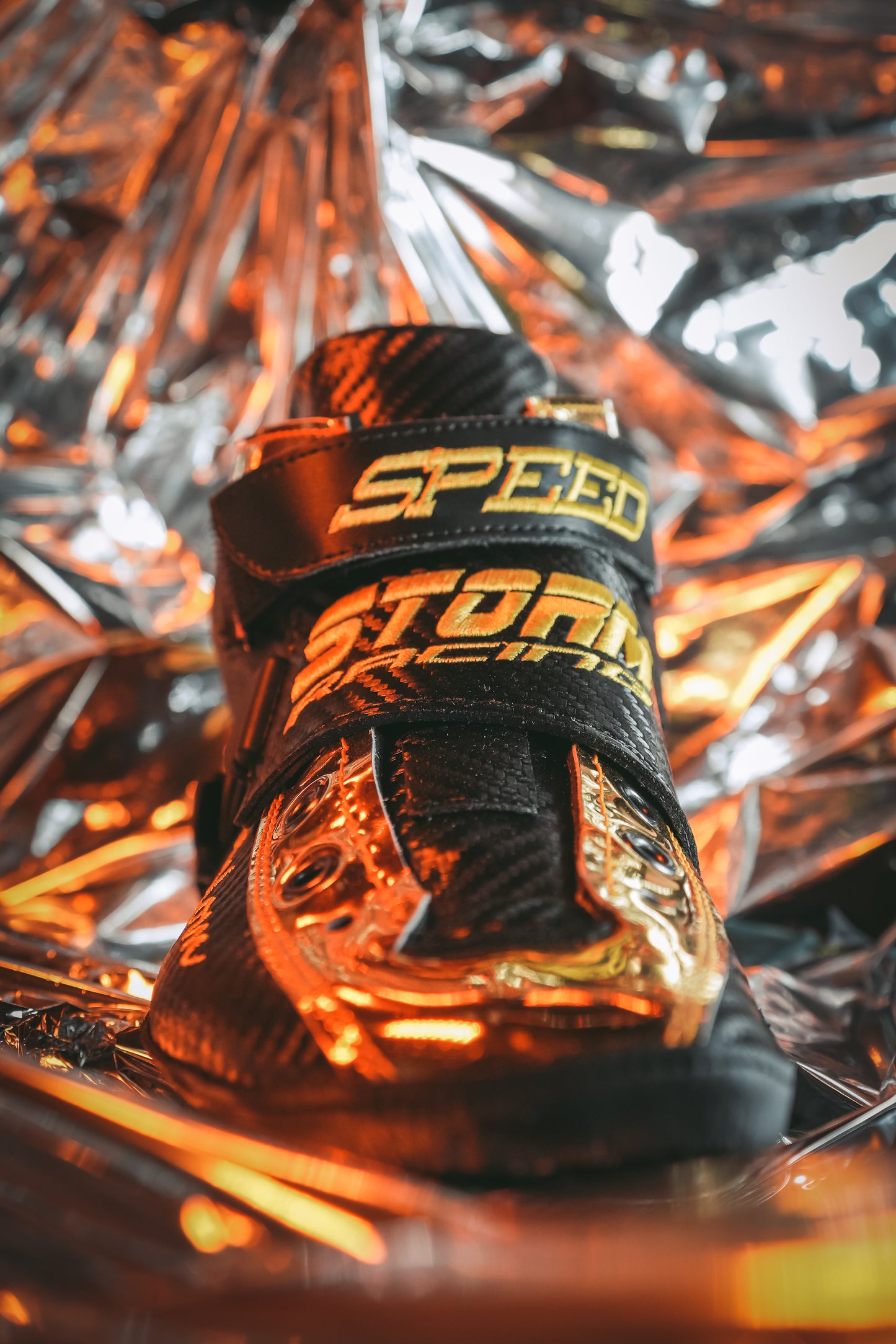 Storm T1 Speed Slalom Boot-Black Gold