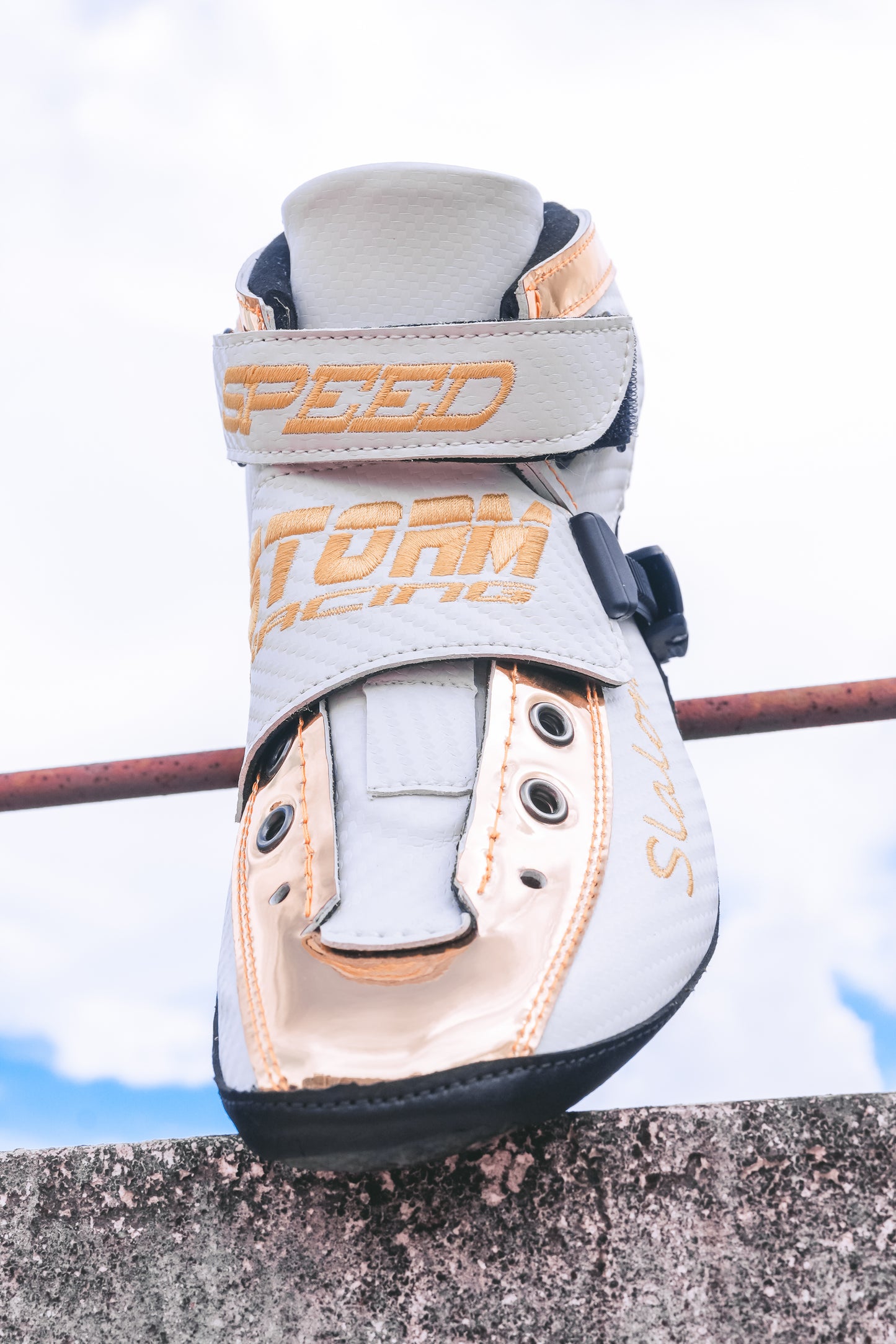 Storm T1 Speed Slalom Boot-White Gold