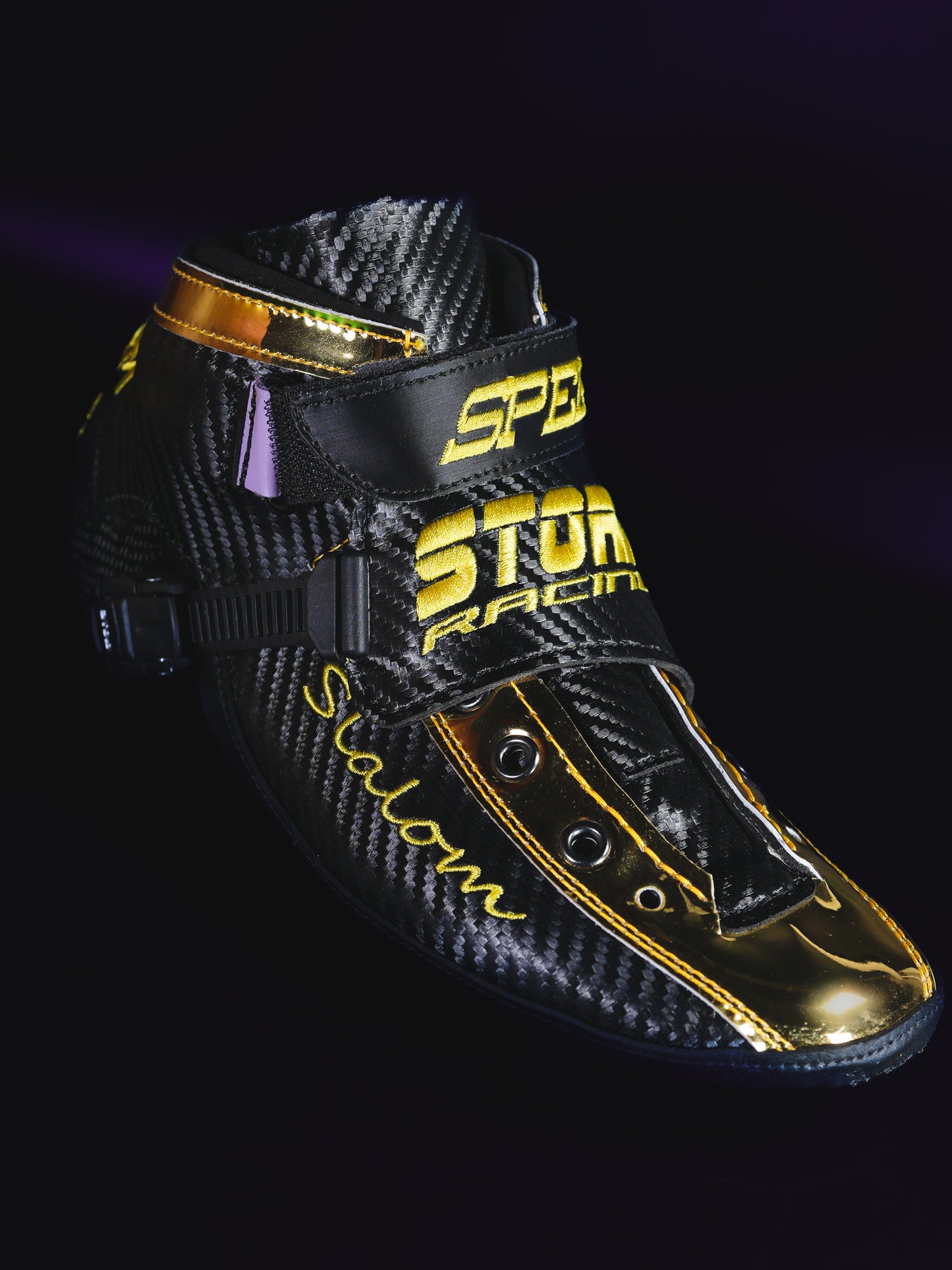 Storm T1 Speed Slalom Boot-Black Gold