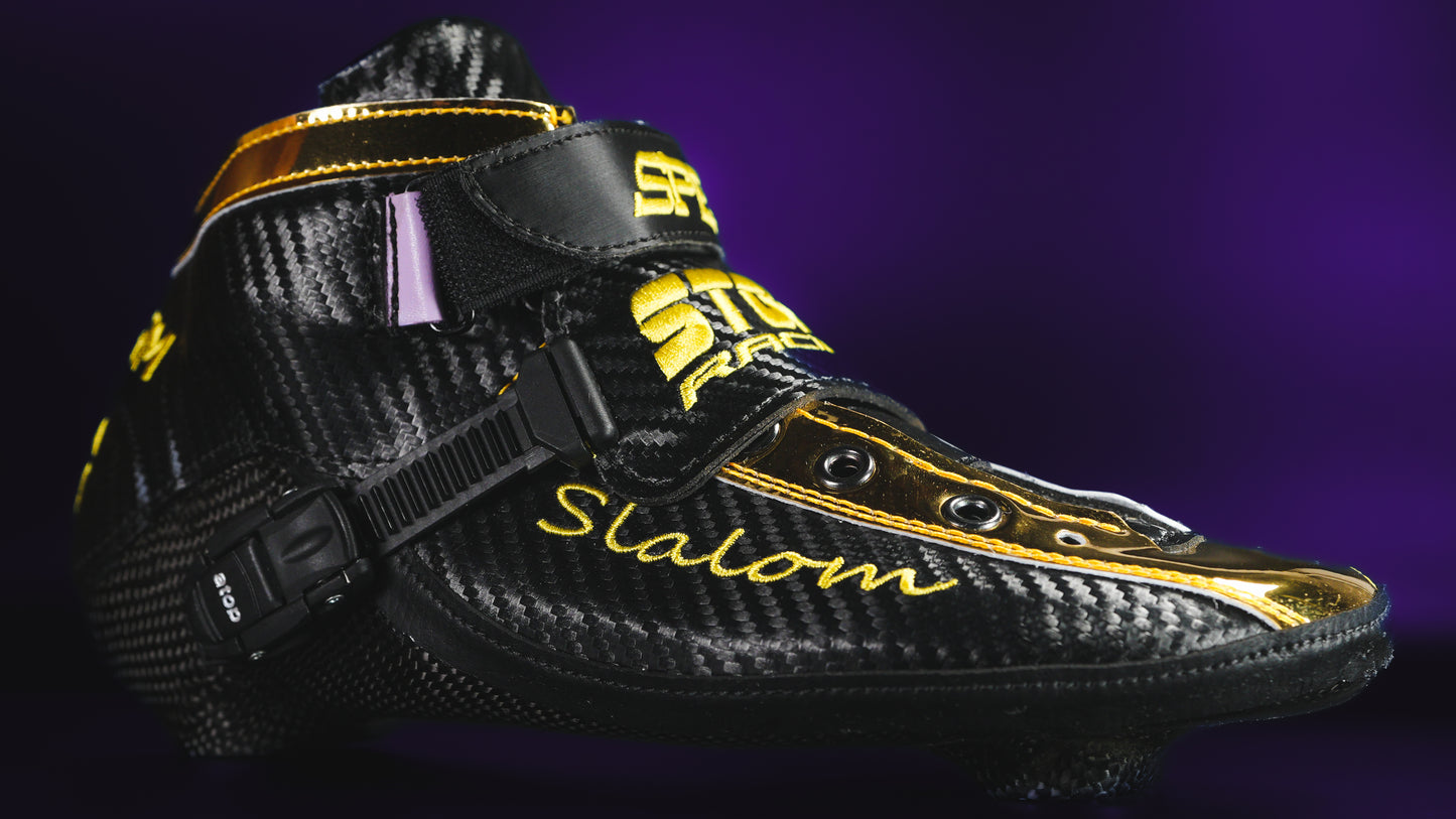 Storm T1 Speed Slalom Boot-Black Gold