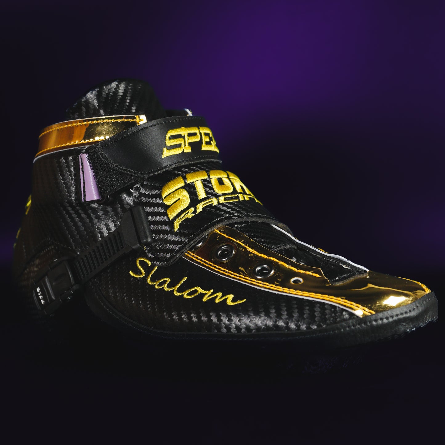 Storm T1 Speed Slalom Boot-Black Gold