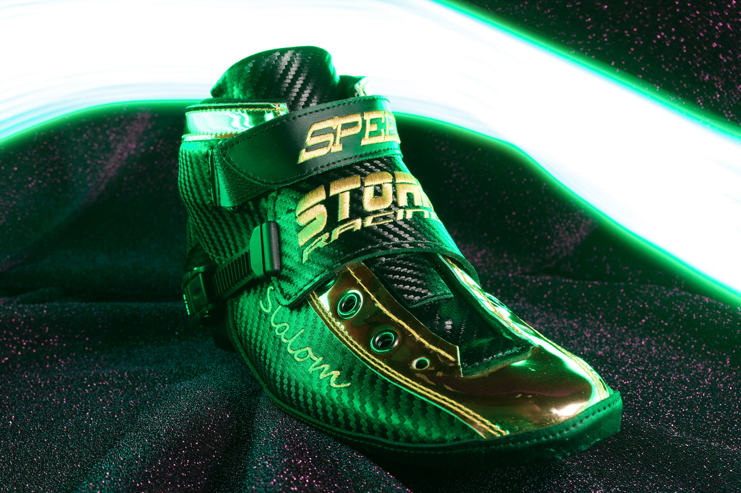 Storm T1 Speed Slalom Boot-Black Gold