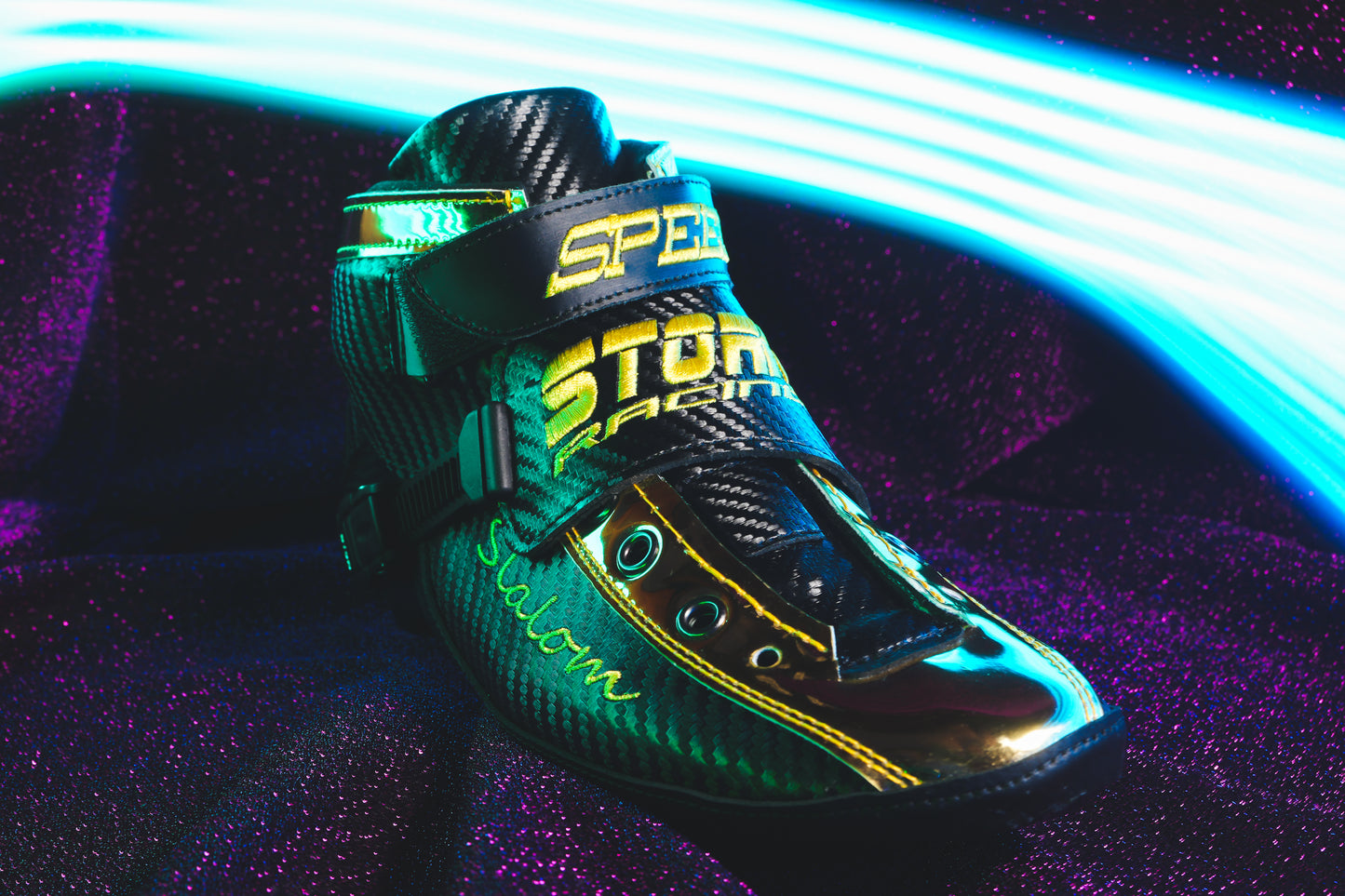 Storm T1 Speed Slalom Boot-Black Gold