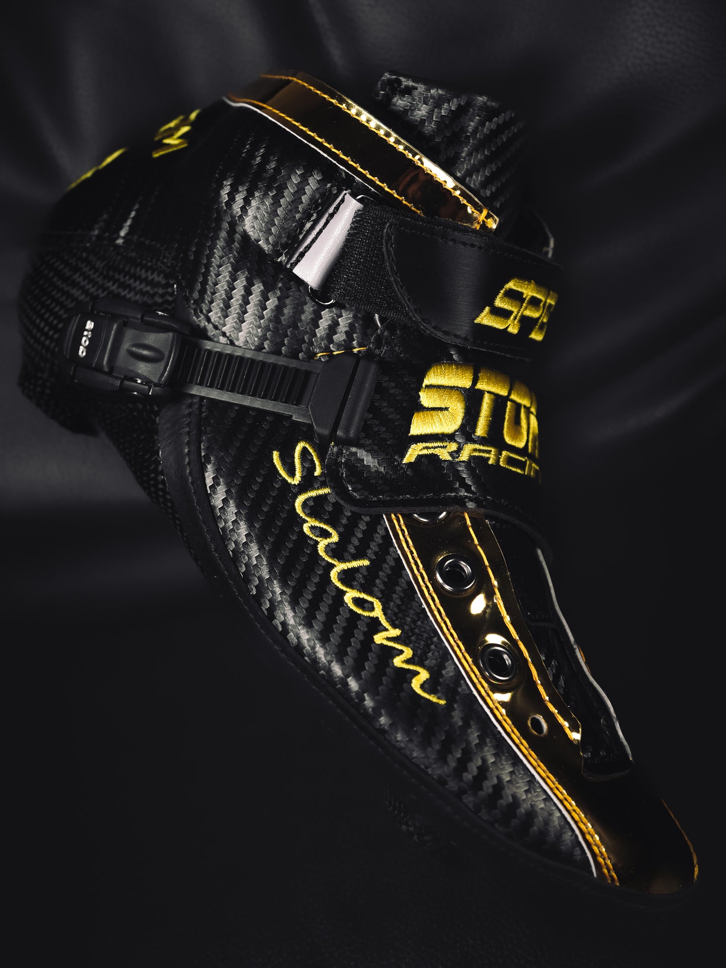 Storm T1 Speed Slalom Boot-Black Gold