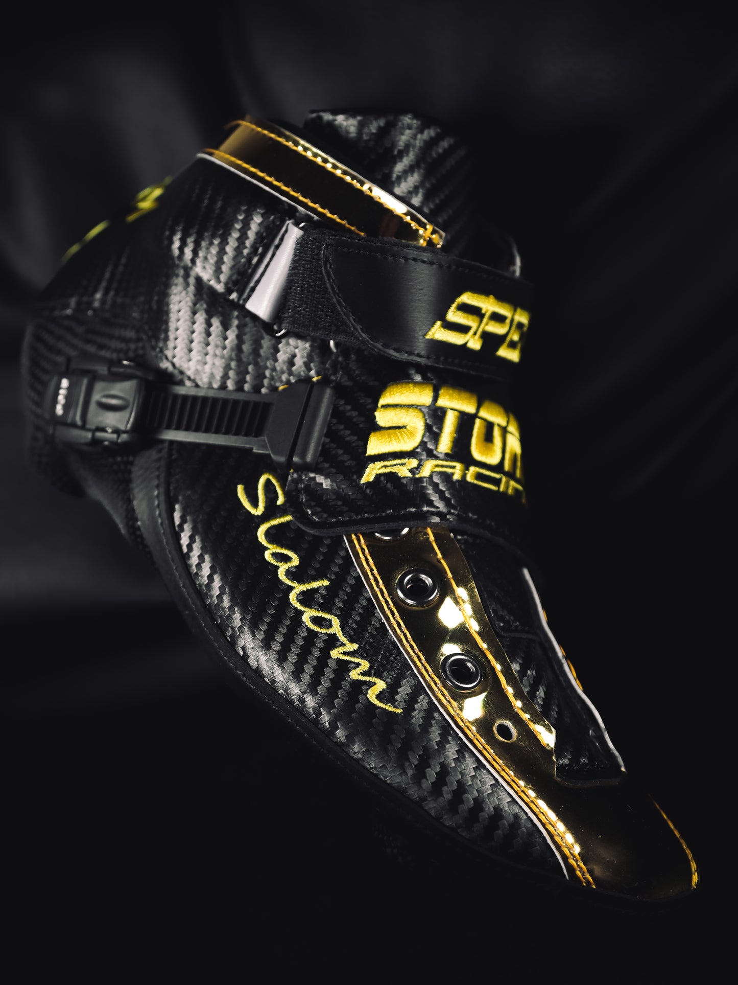 Storm T1 Speed Slalom Boot-Black Gold