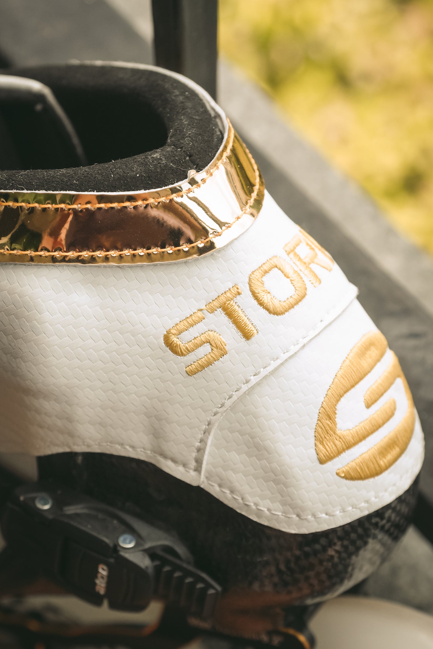 Storm T1 Speed Slalom Skates-White Gold