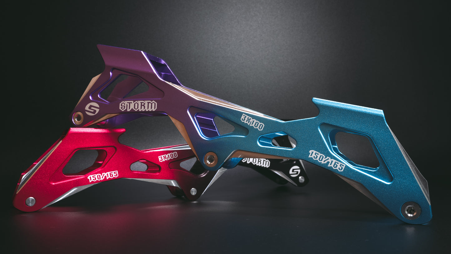 STORM Red Devil&Blue Feather Speed Slalom Frames