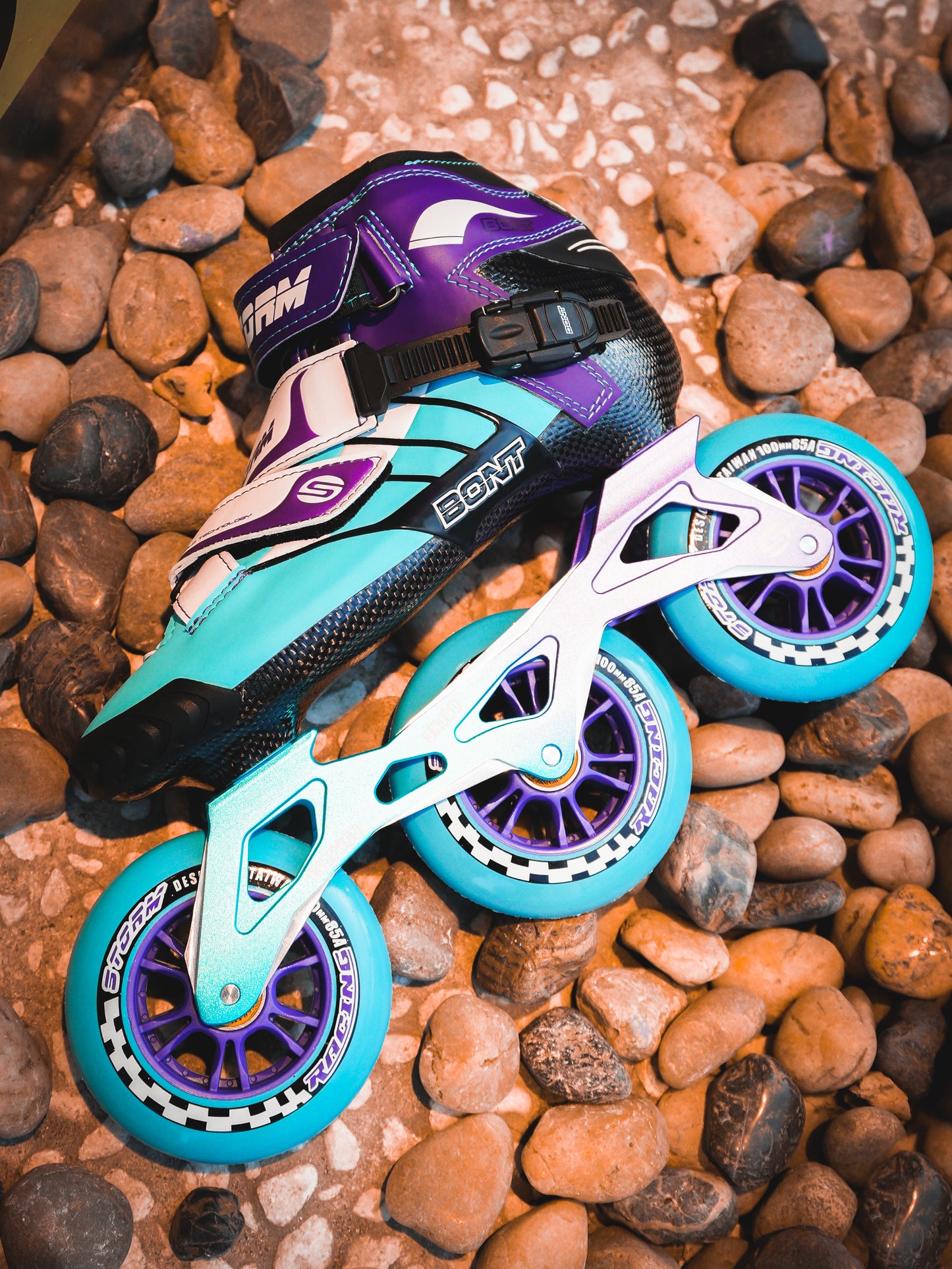 Storm T3 Tina Speed Slalom Skates-Blue