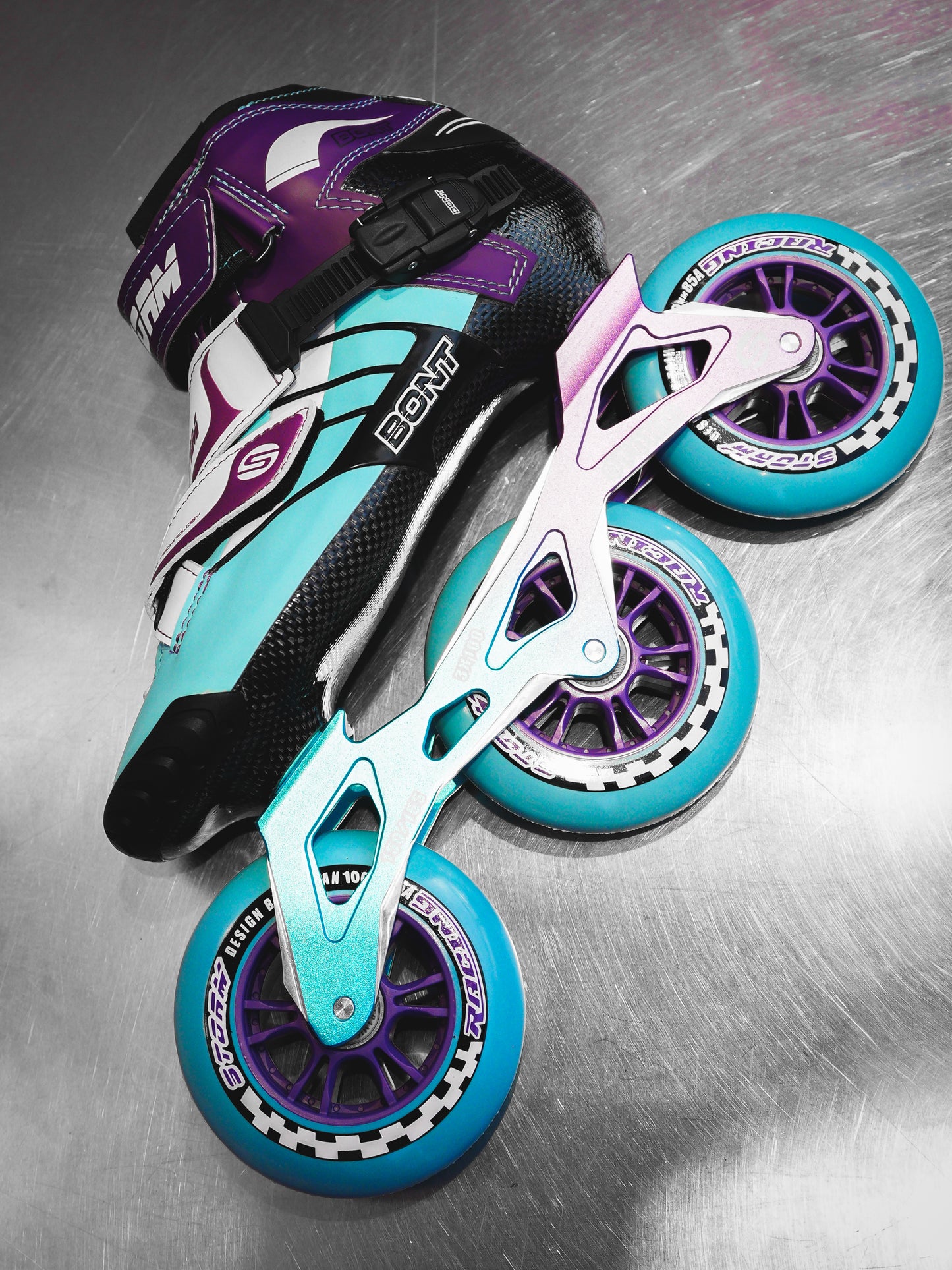 Storm T3 Tina Speed Slalom Skates-Blue
