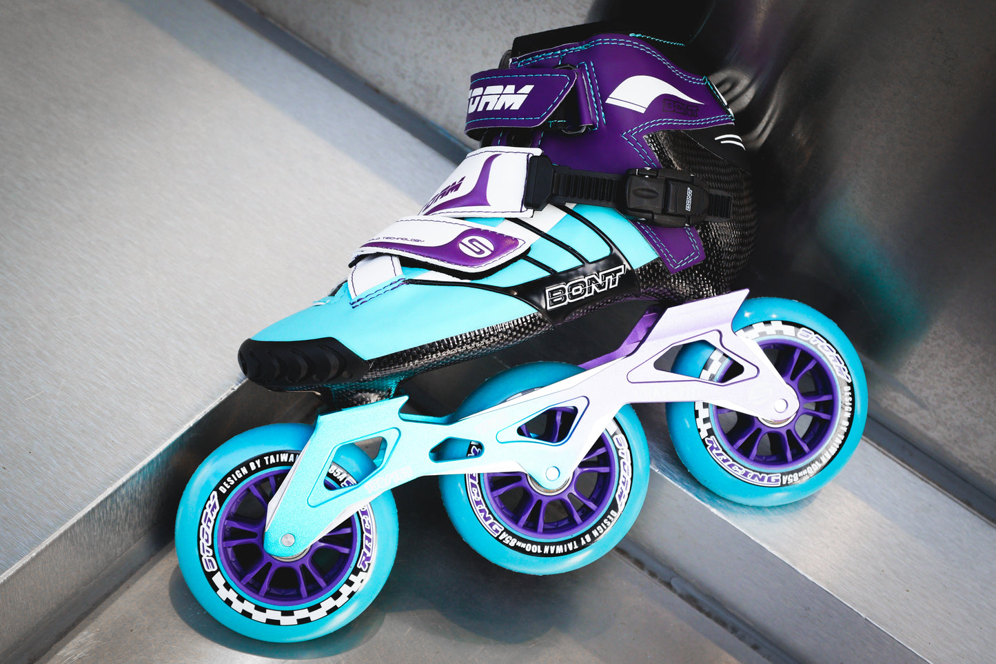 Storm T3 Tina Speed Slalom Skates-Blue