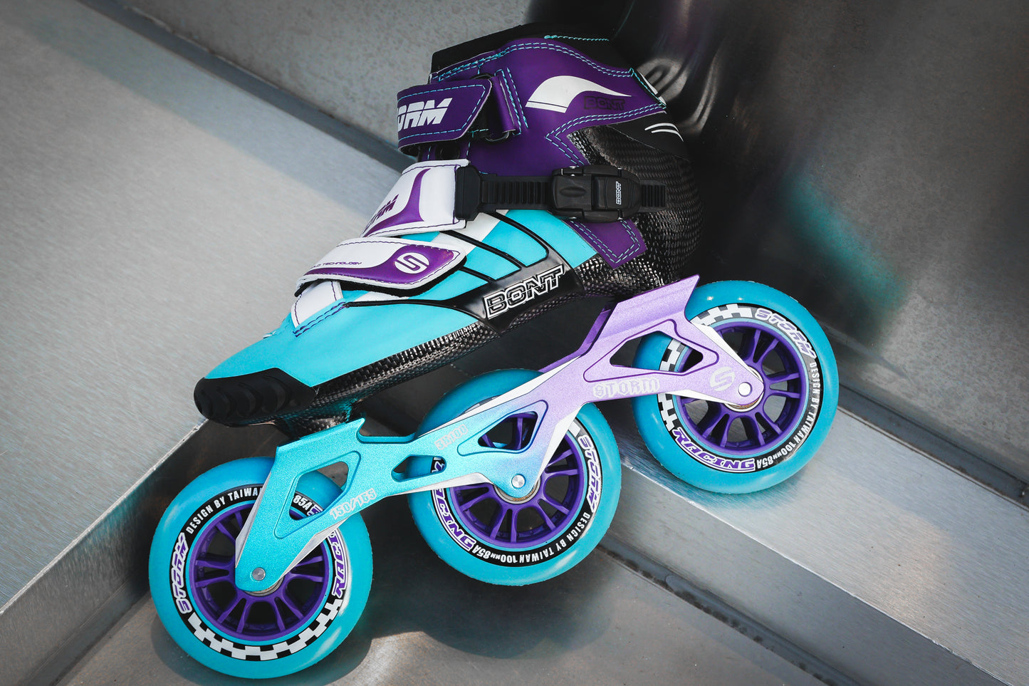 Storm T3 Tina Speed Slalom Skates-Blue