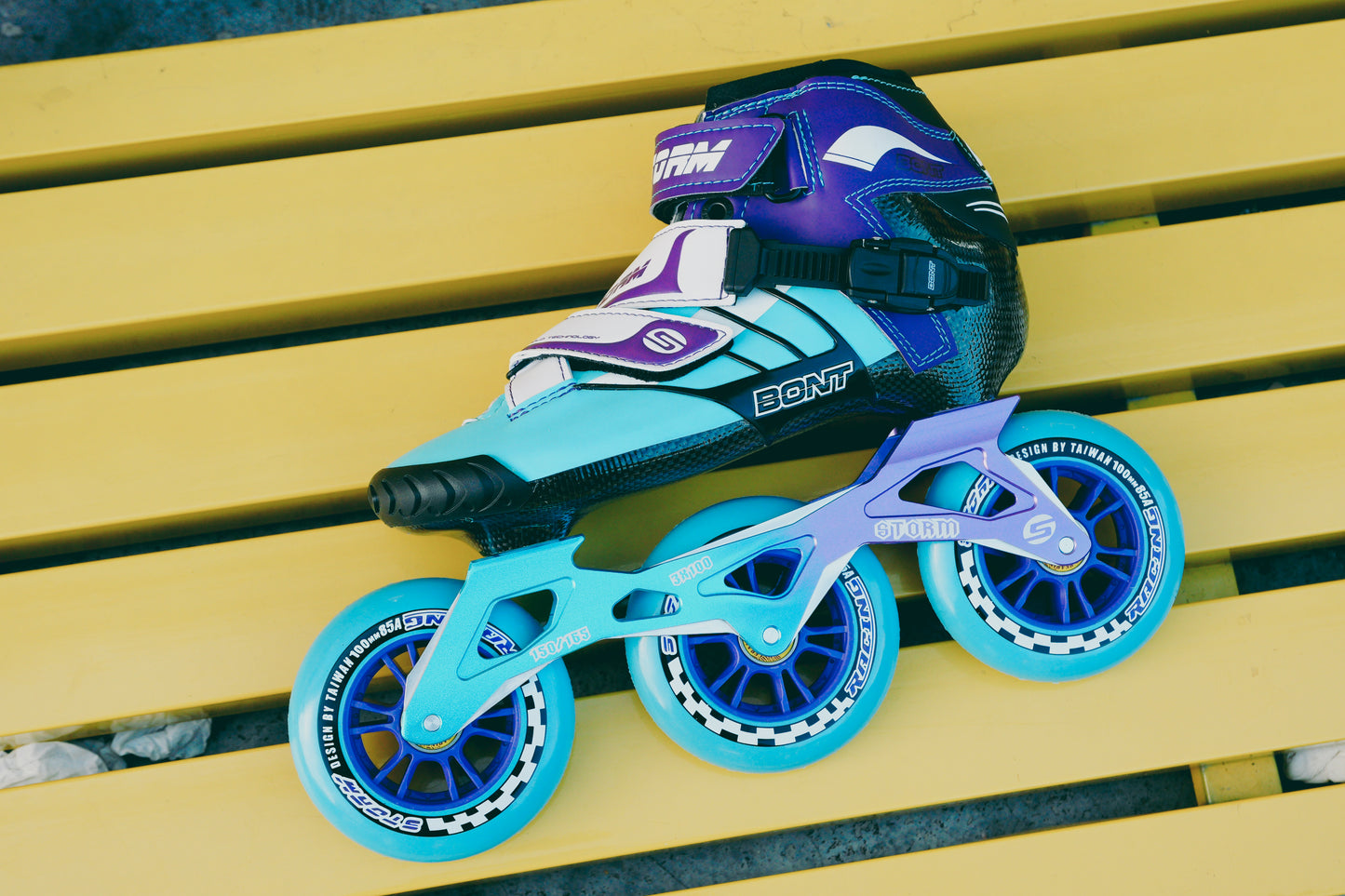 Storm T3 Tina Speed Slalom Skates-Blue