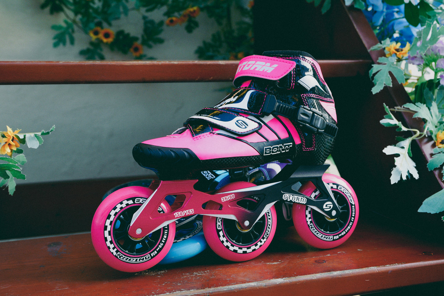 Storm T3 Tina Speed Slalom Skates-Pink