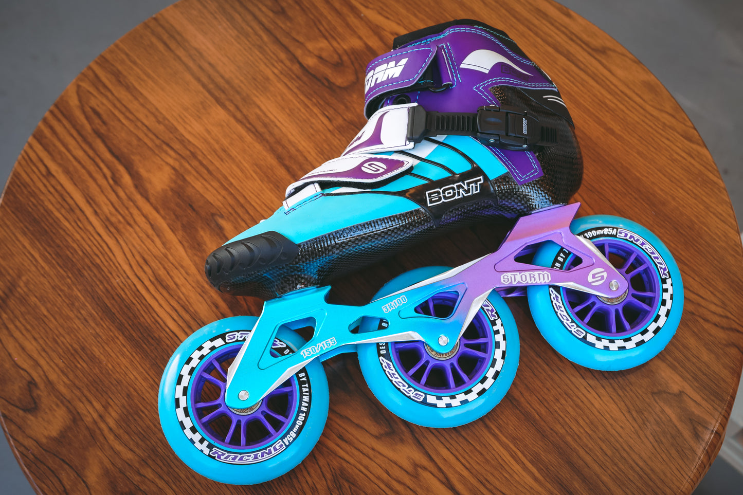 Storm T3 Tina Speed Slalom Skates-Blue