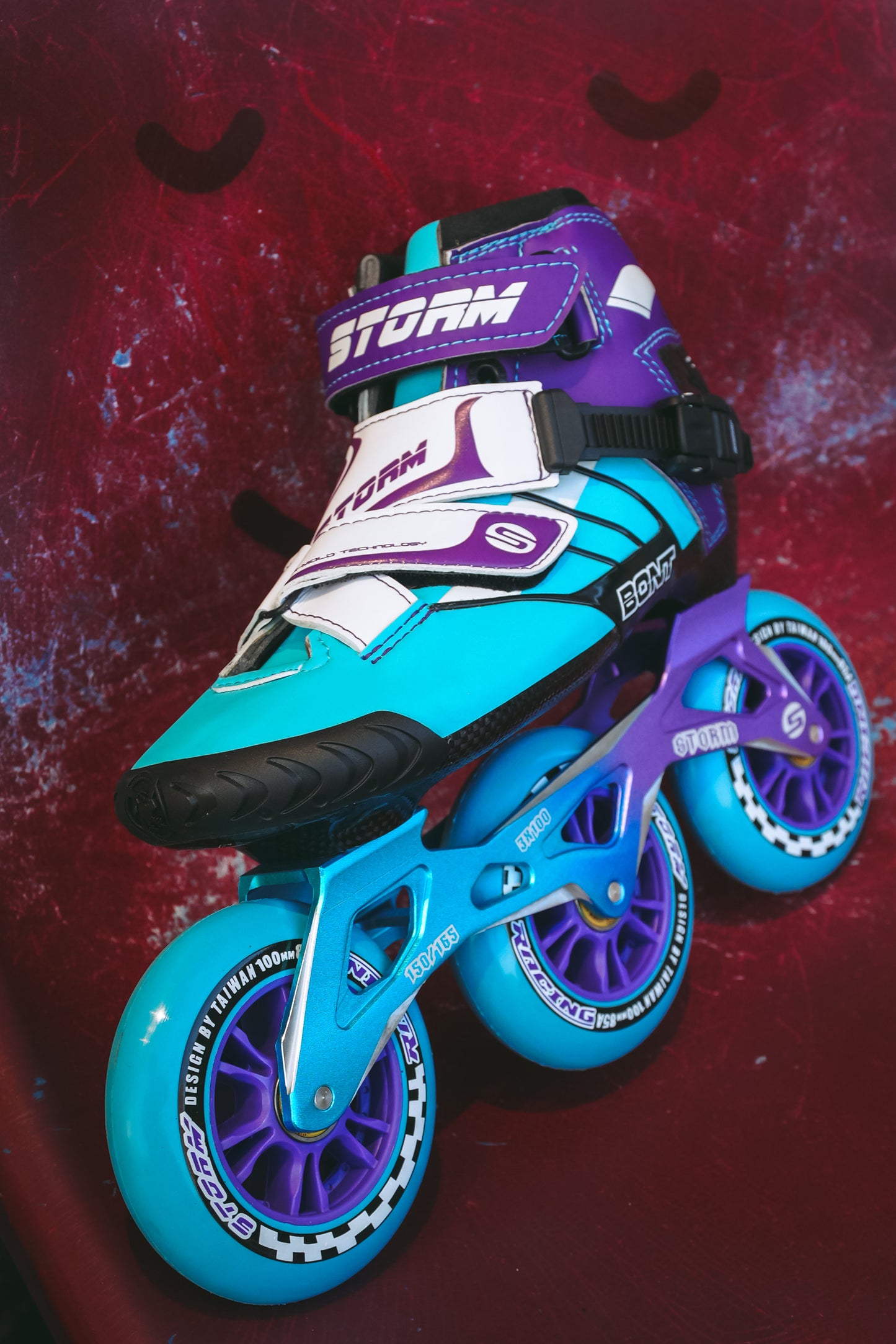 Storm T3 Tina Speed Slalom Skates-Blue