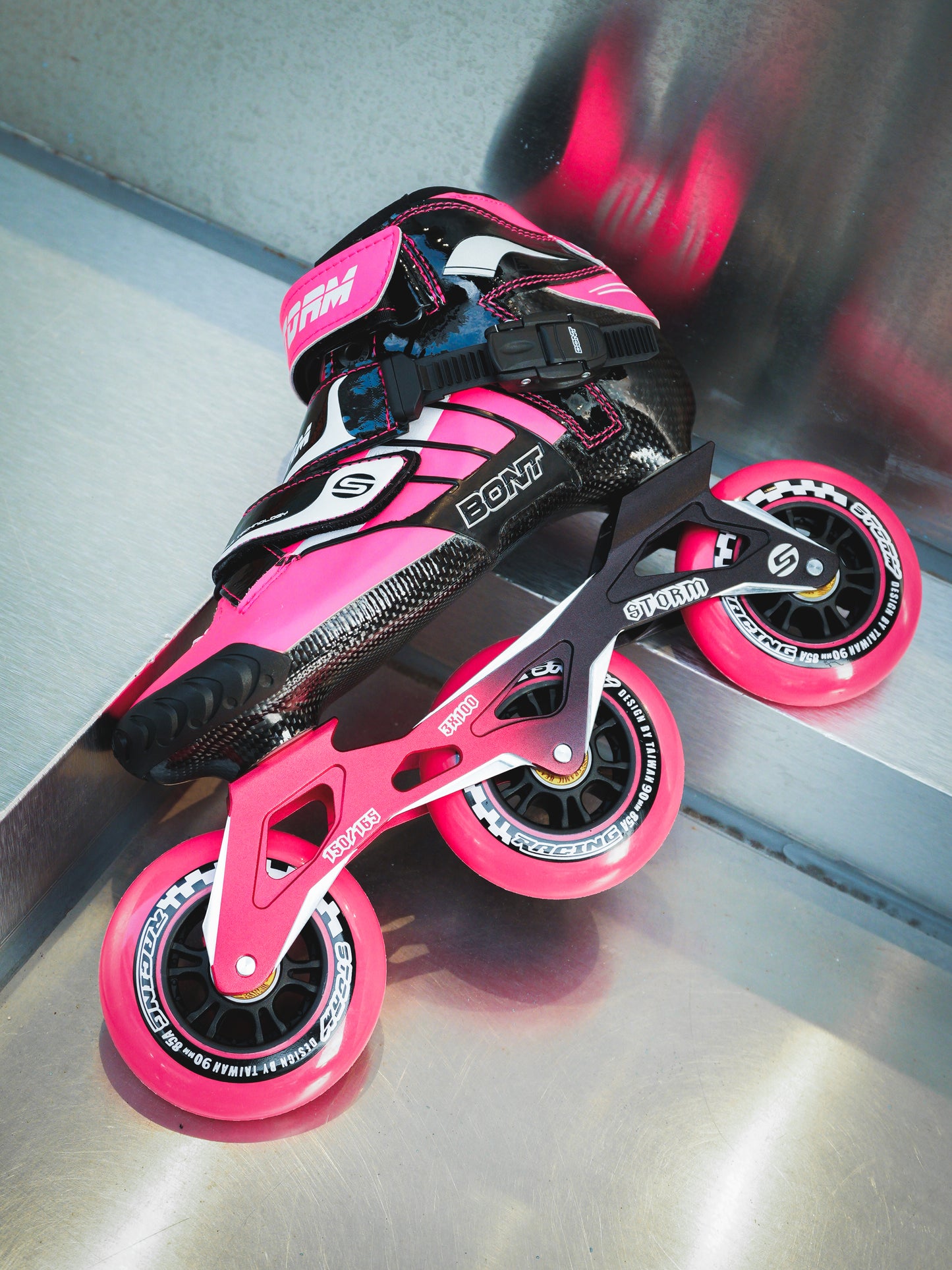 Storm T3 Tina Speed Slalom Skates-Pink