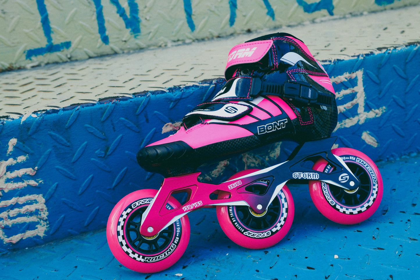Storm T3 Tina Speed Slalom Skates-Pink