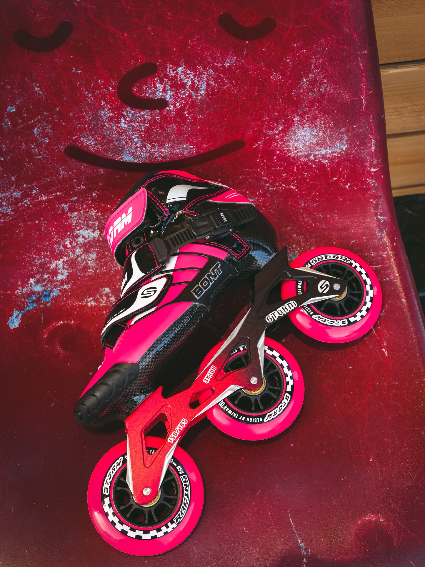 Storm T3 Tina Speed Slalom Skates-Pink