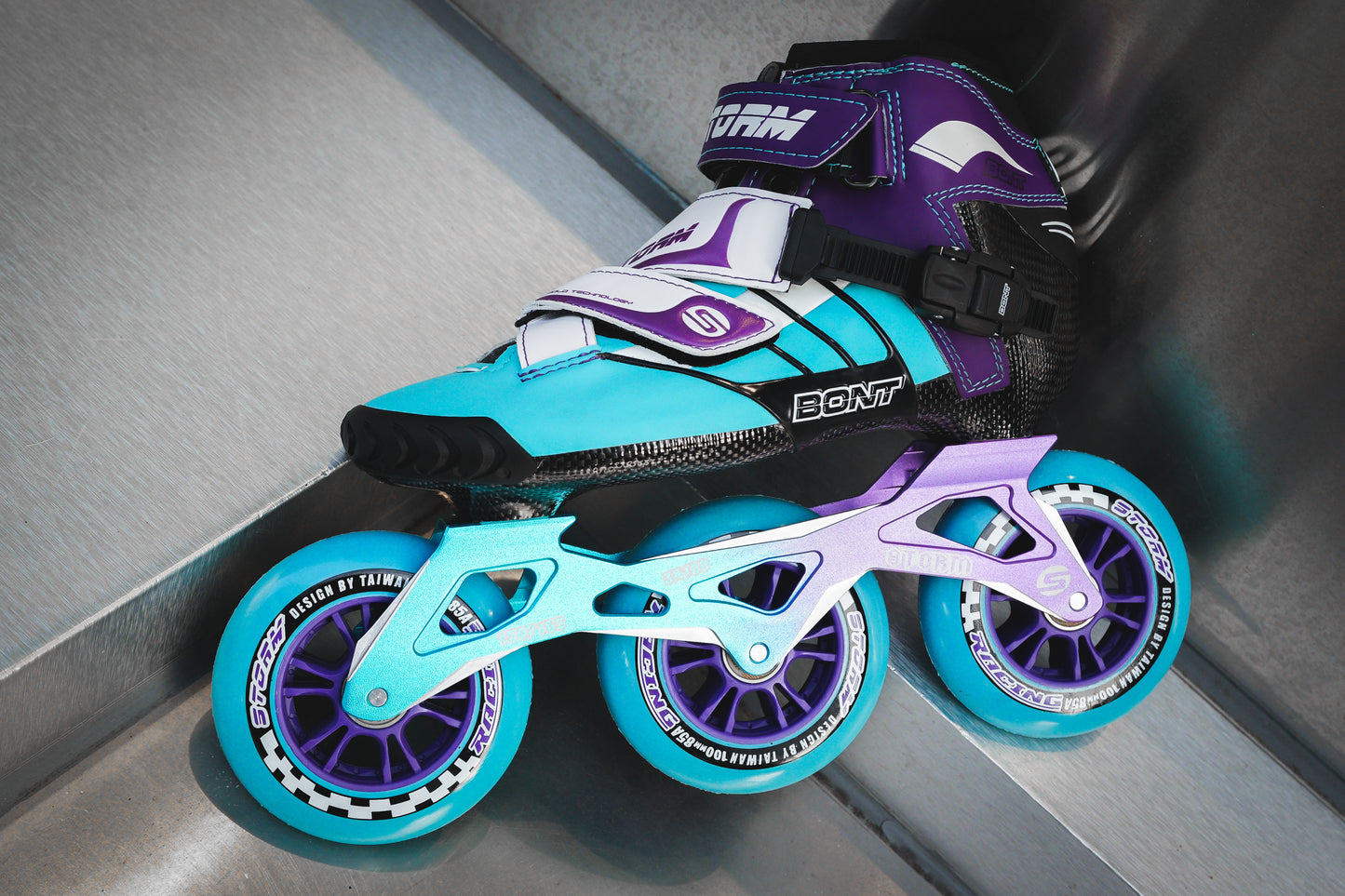 Storm T3 Tina Speed Slalom Skates-Blue