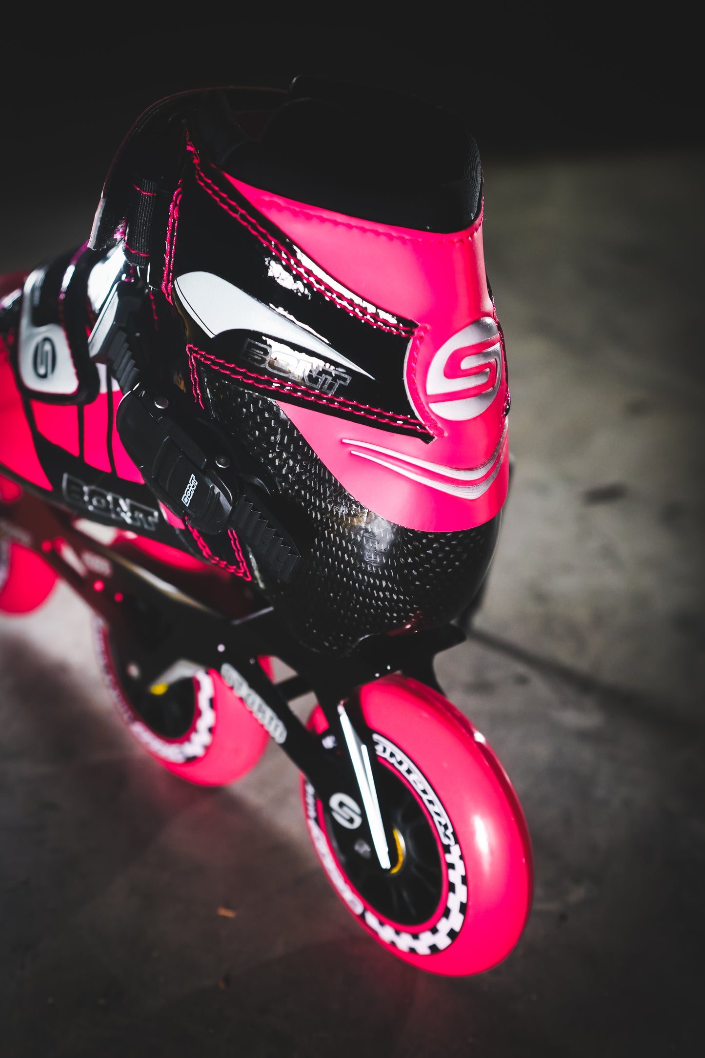 Storm T3 Tina Speed Slalom Skates-Pink