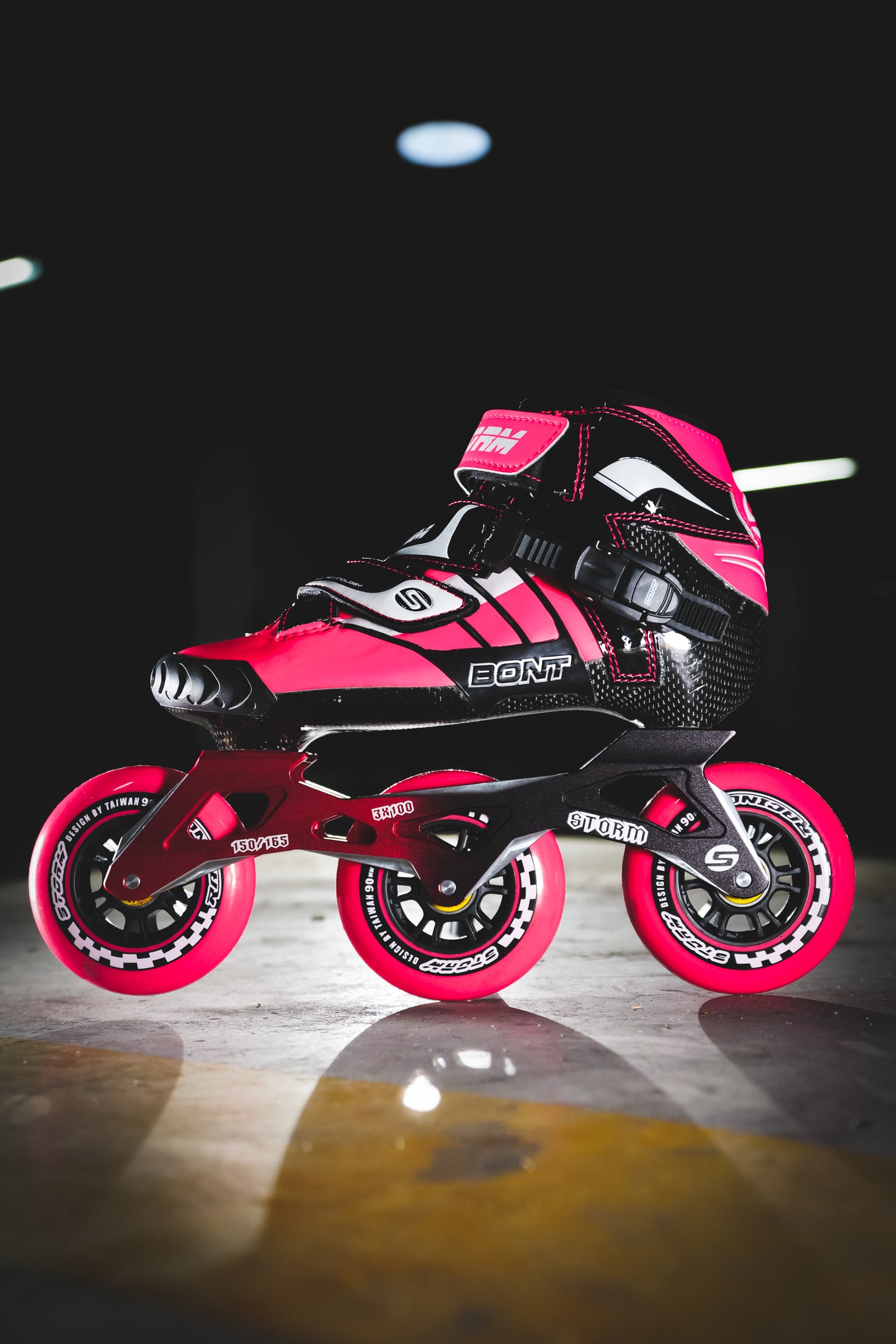 Storm T3 Tina Speed Slalom Skates-Pink