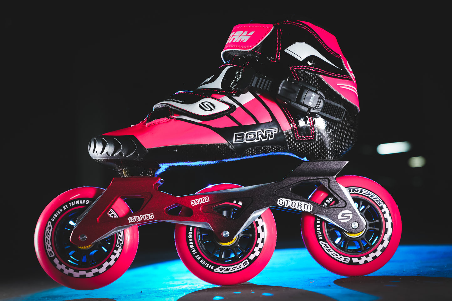 Storm T3 Tina Speed Slalom Skates-Pink