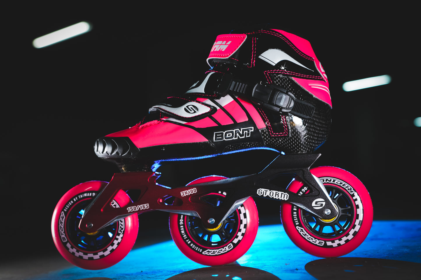 Storm T3 Tina Speed Slalom Skates-Pink