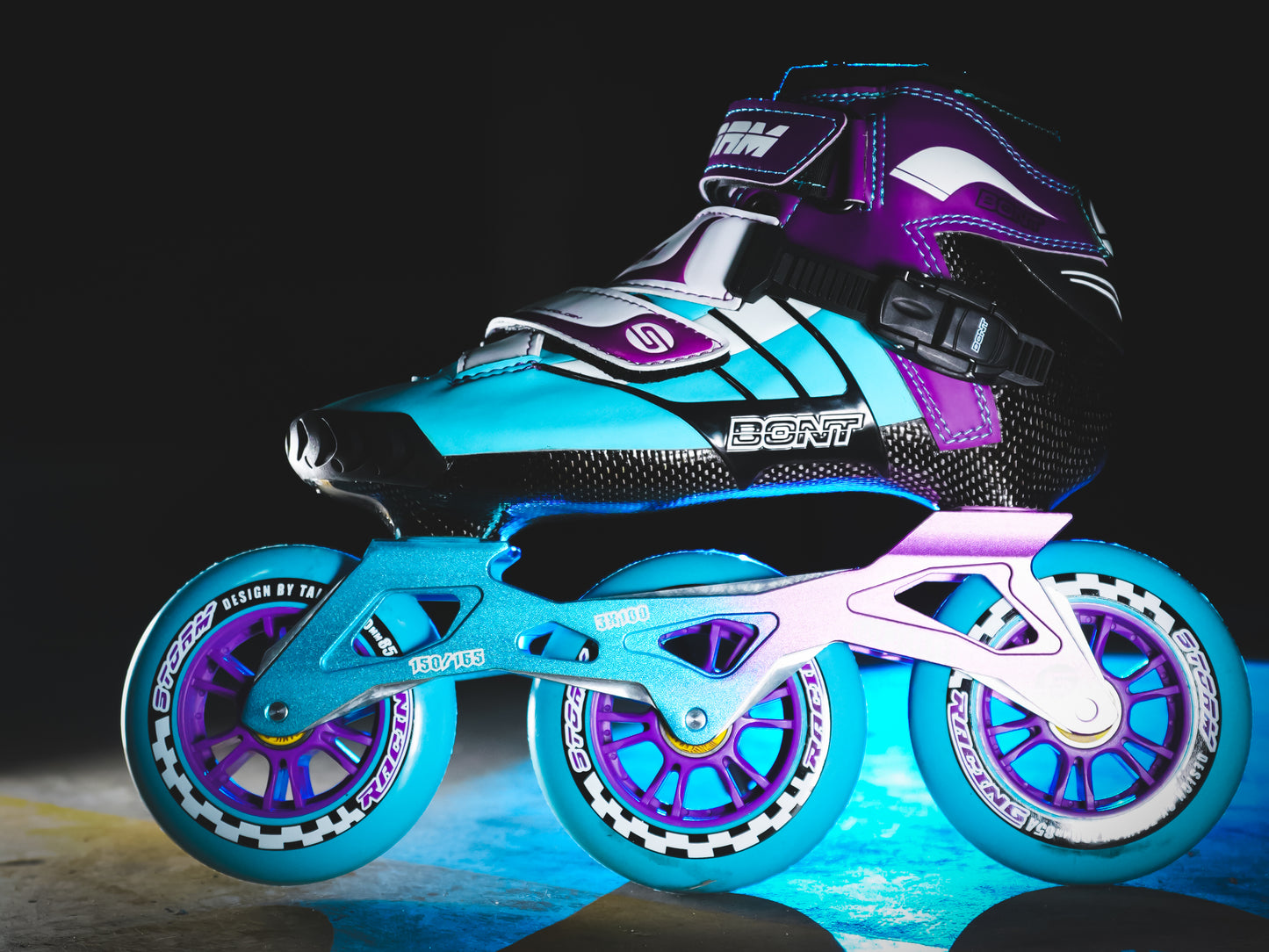 Storm T3 Tina Speed Slalom Skates-Blue