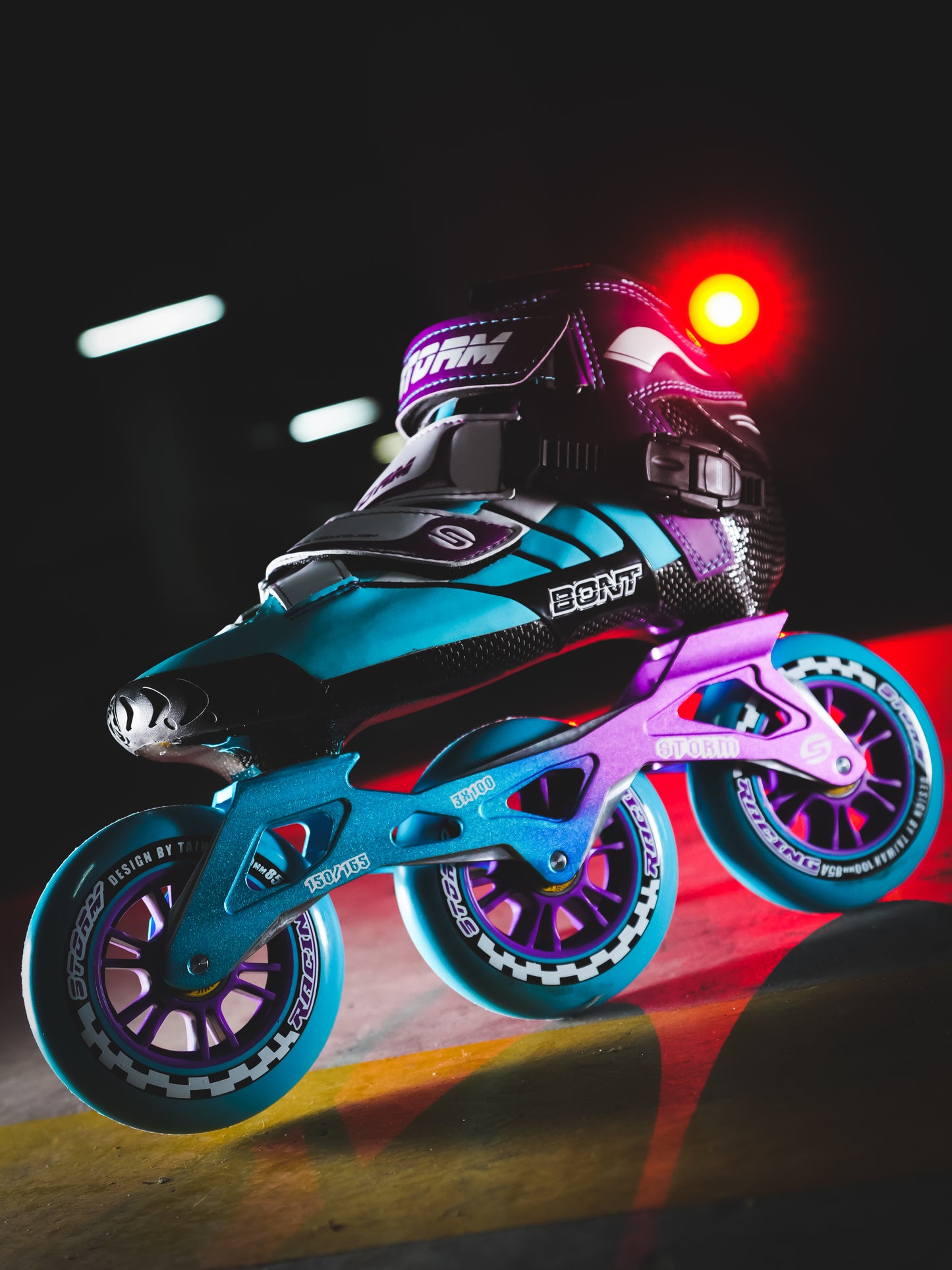 Storm T3 Tina Speed Slalom Skates-Blue