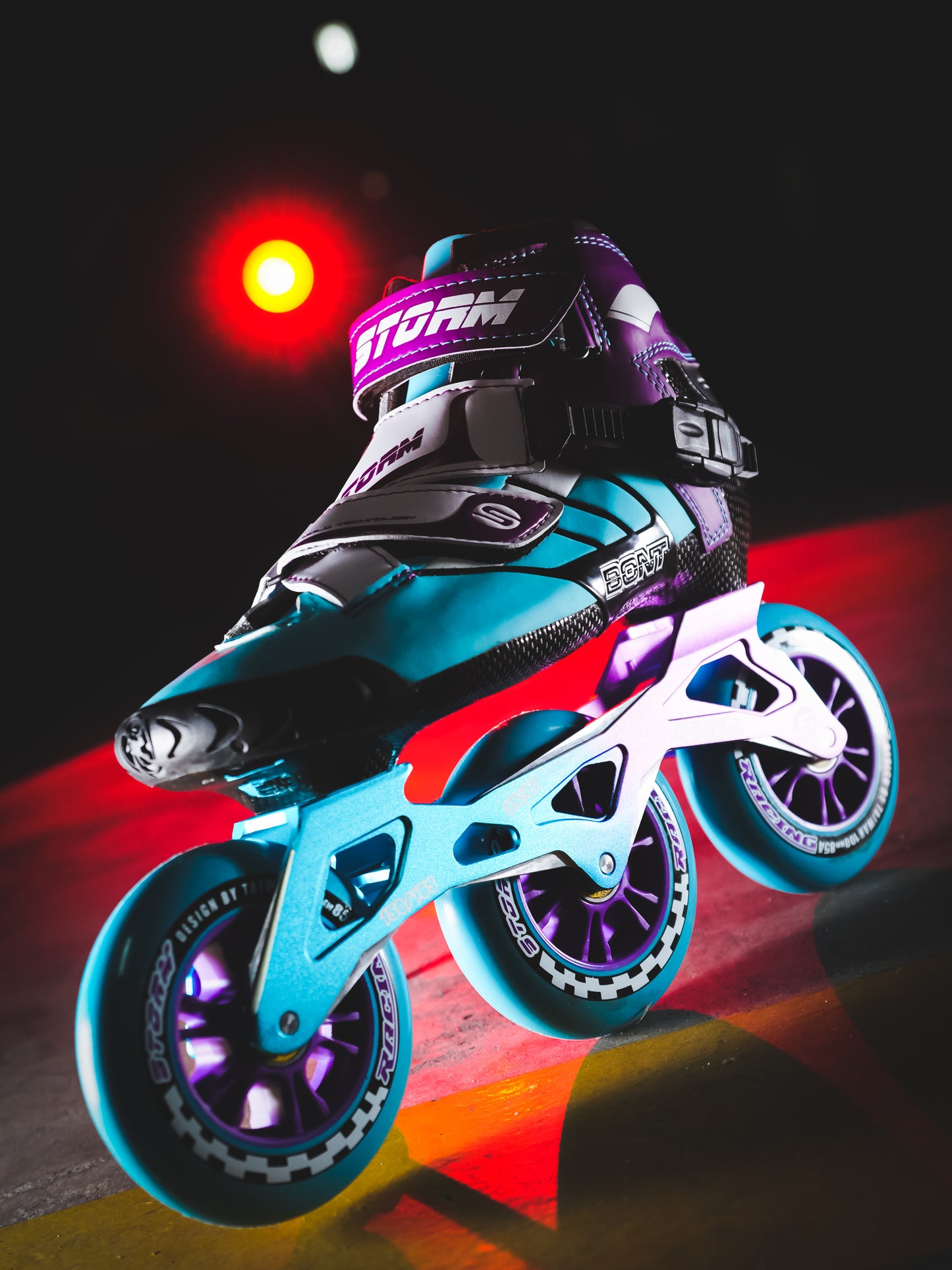 Storm T3 Tina Speed Slalom Skates-Blue