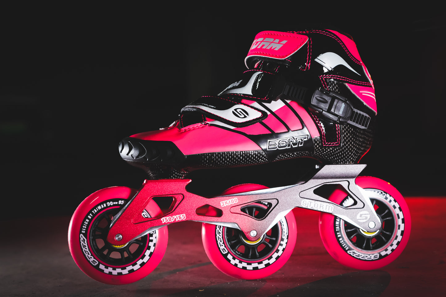 Storm T3 Tina Speed Slalom Skates-Pink