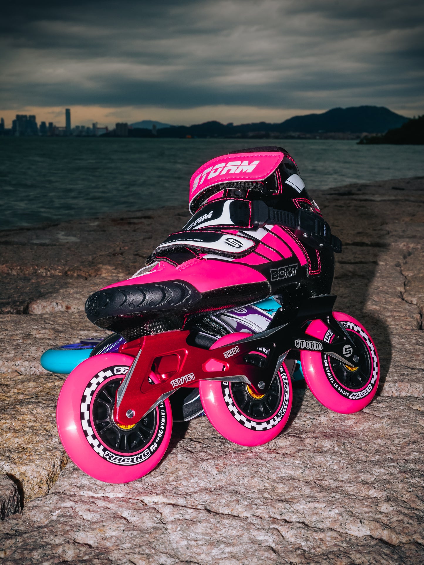 Storm T3 Tina Speed Slalom Skates-Pink