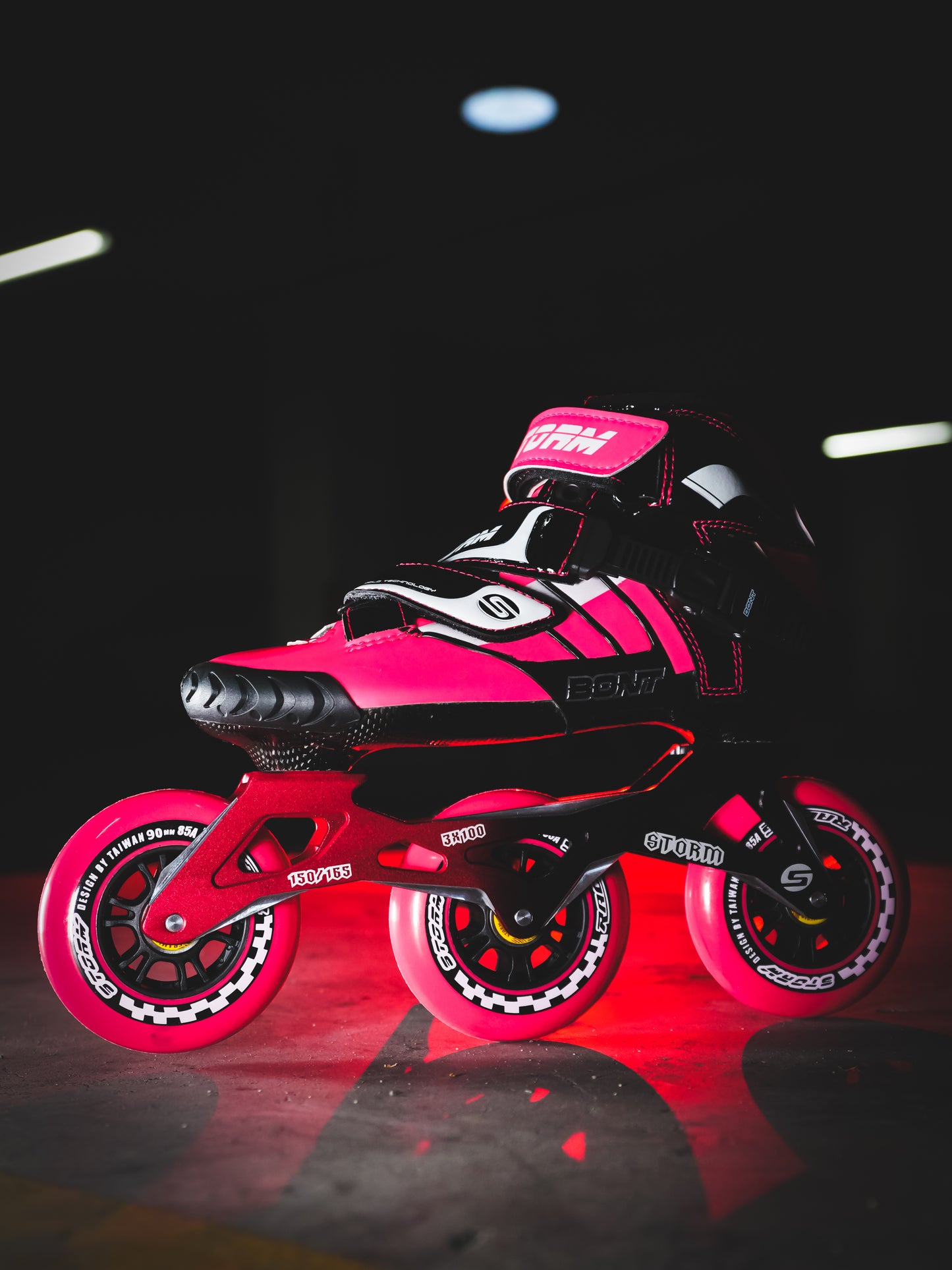 Storm T3 Tina Speed Slalom Skates-Pink