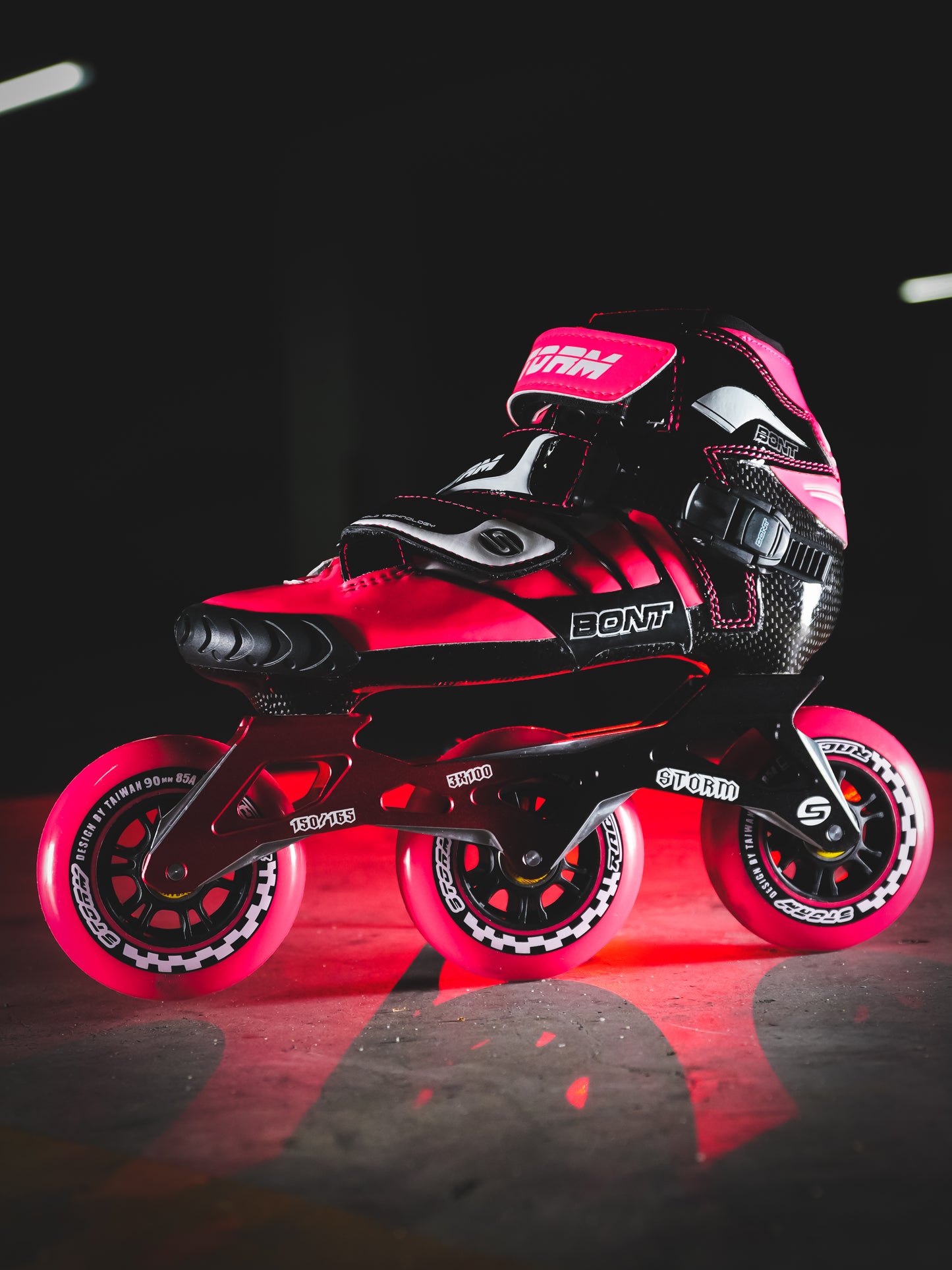 Storm T3 Tina Speed Slalom Skates-Pink