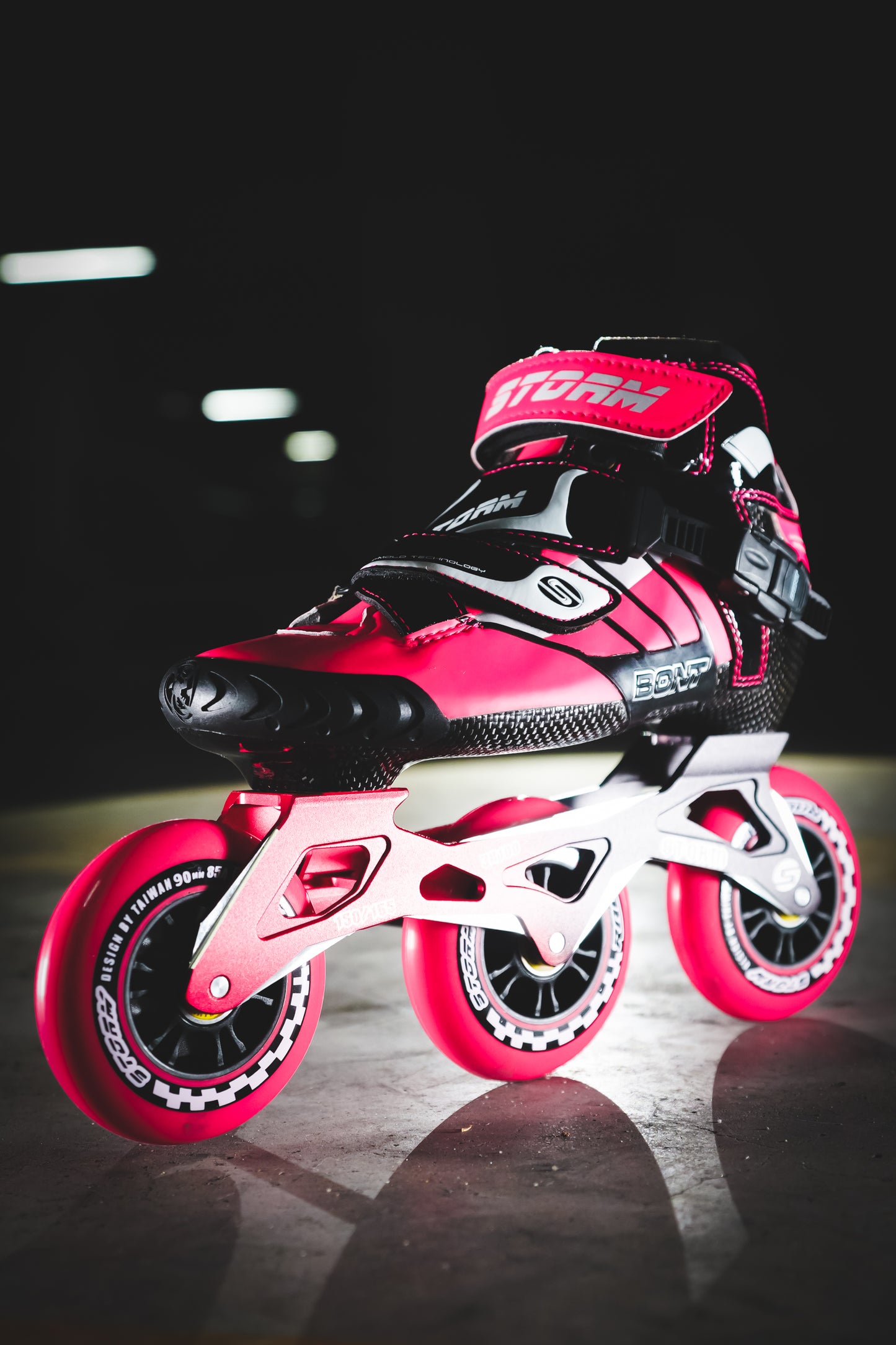 Storm T3 Tina Speed Slalom Skates-Pink