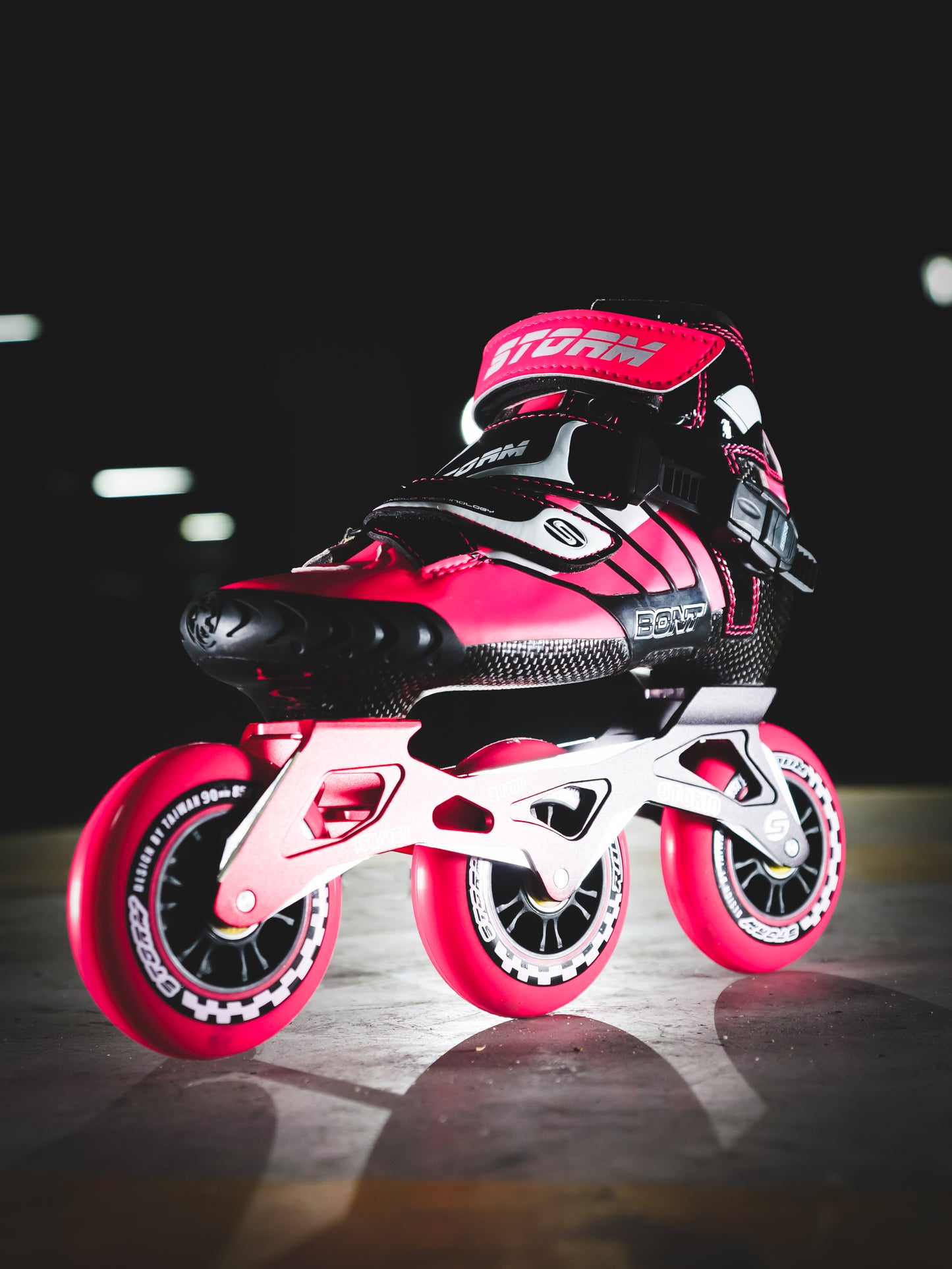 Storm T3 Tina Speed Slalom Skates-Pink