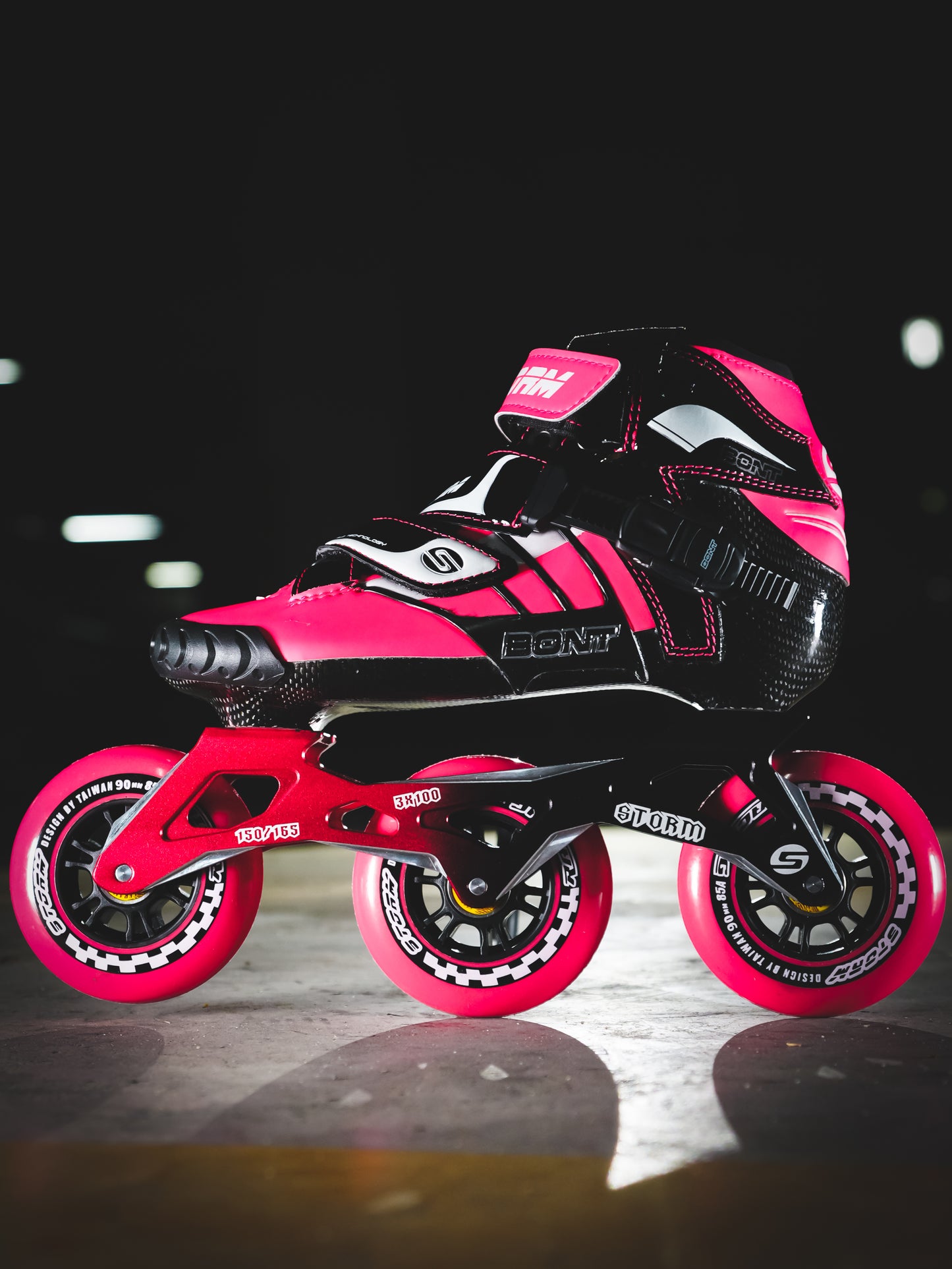 Storm T3 Tina Speed Slalom Skates-Pink