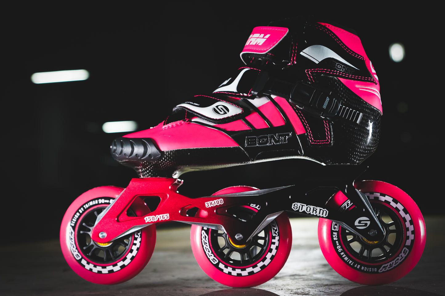 Storm T3 Tina Speed Slalom Skates-Pink