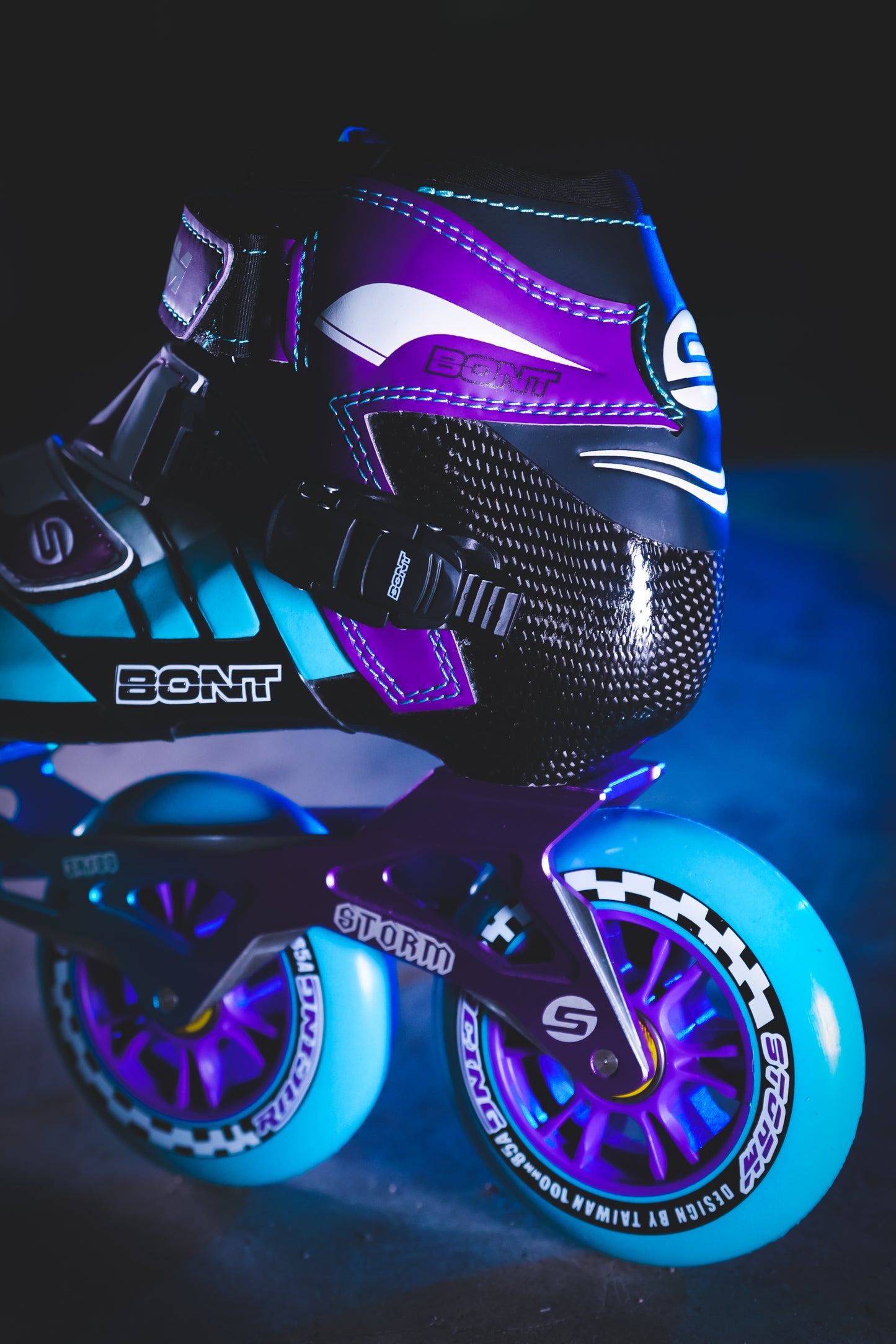 Storm T3 Tina Speed Slalom Skates-Blue