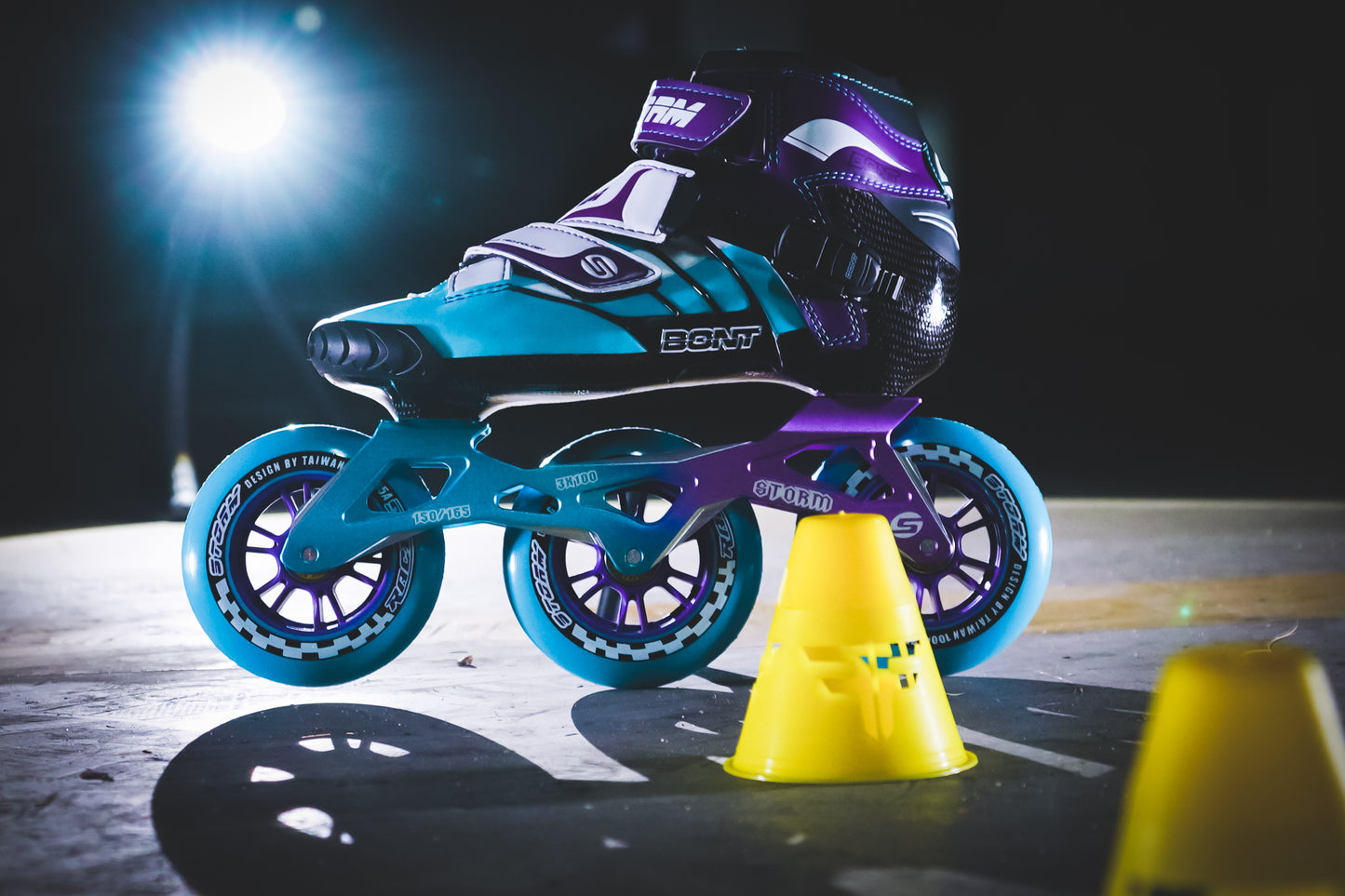 Storm T3 Tina Speed Slalom Skates-Blue