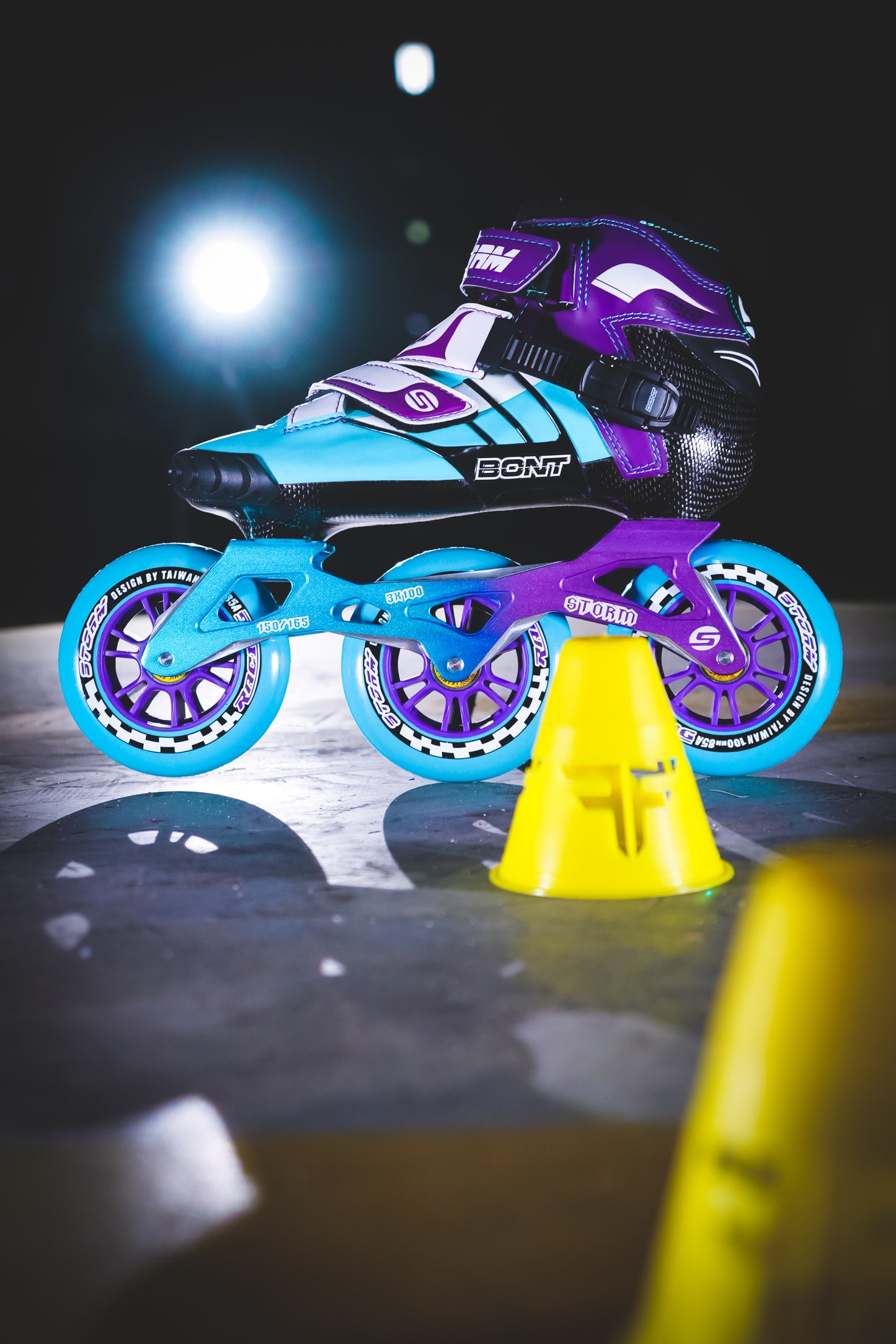 Storm T3 Tina Speed Slalom Skates-Blue