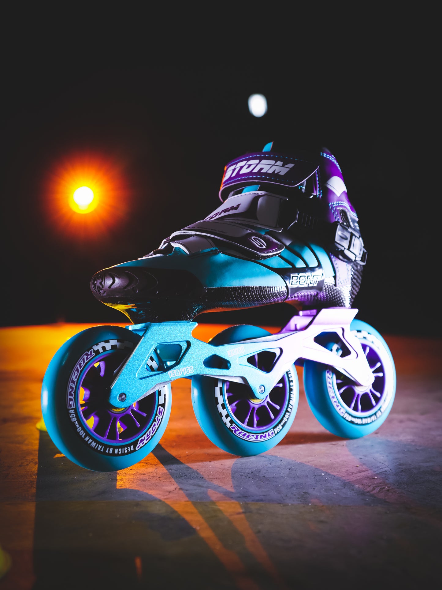 Storm T3 Tina Speed Slalom Skates-Blue