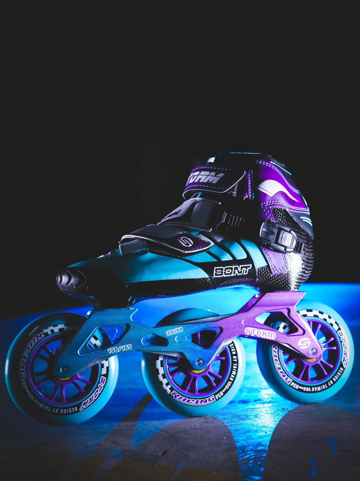 Storm T3 Tina Speed Slalom Skates-Blue