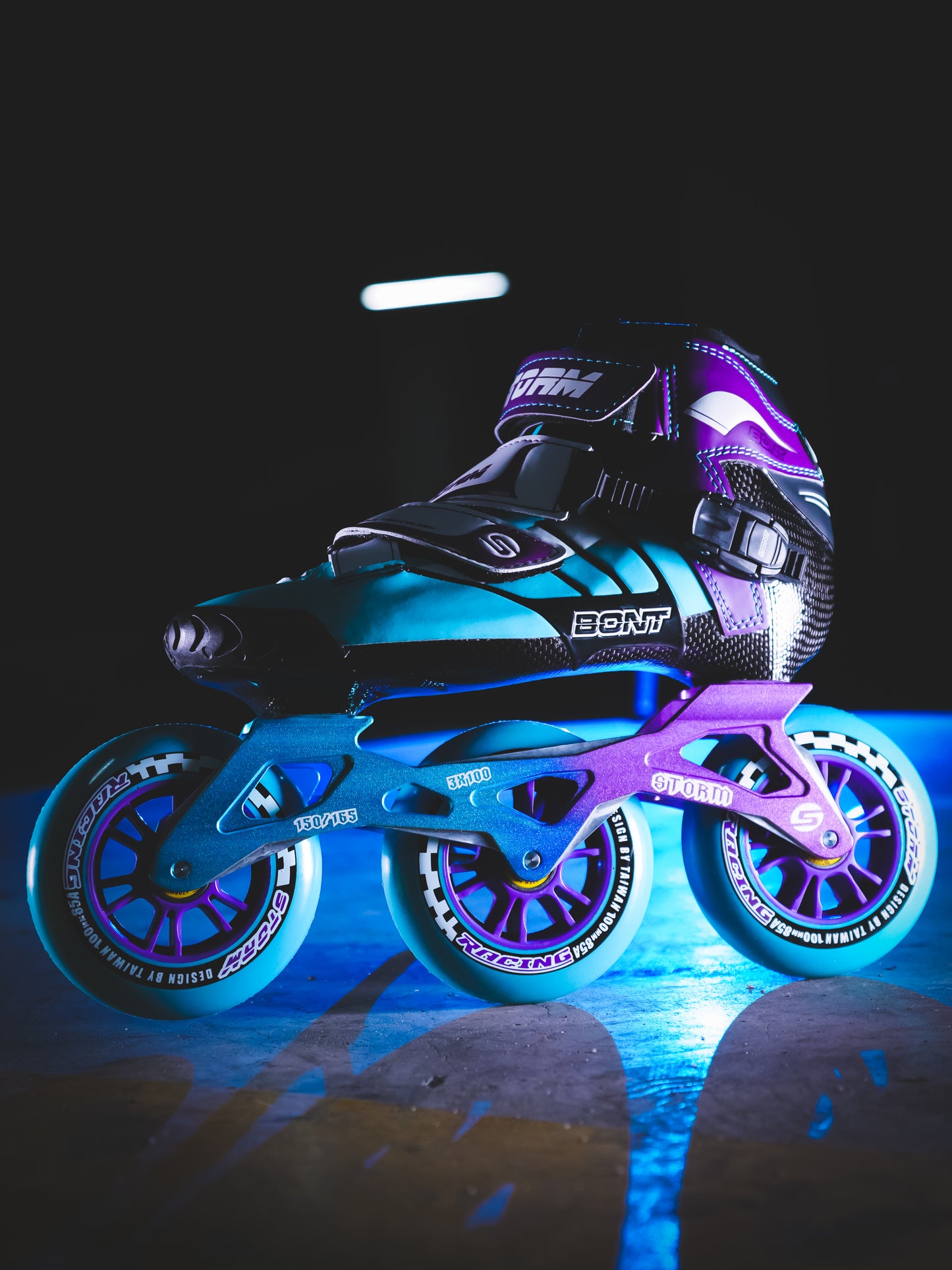 Storm T3 Tina Speed Slalom Skates-Blue