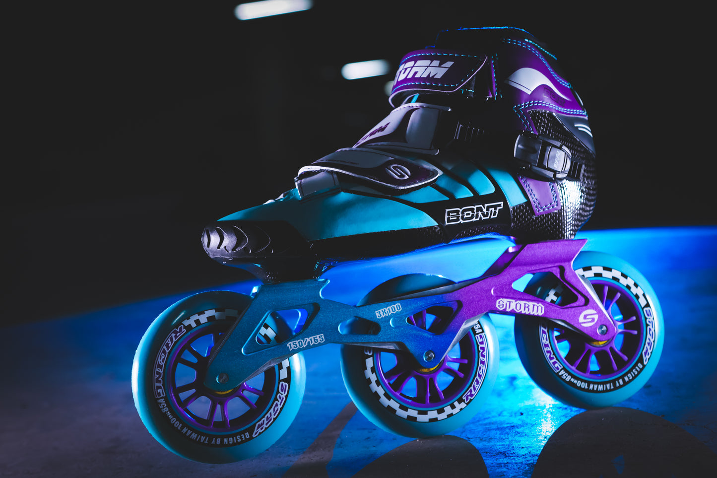Storm T3 Tina Speed Slalom Skates-Blue