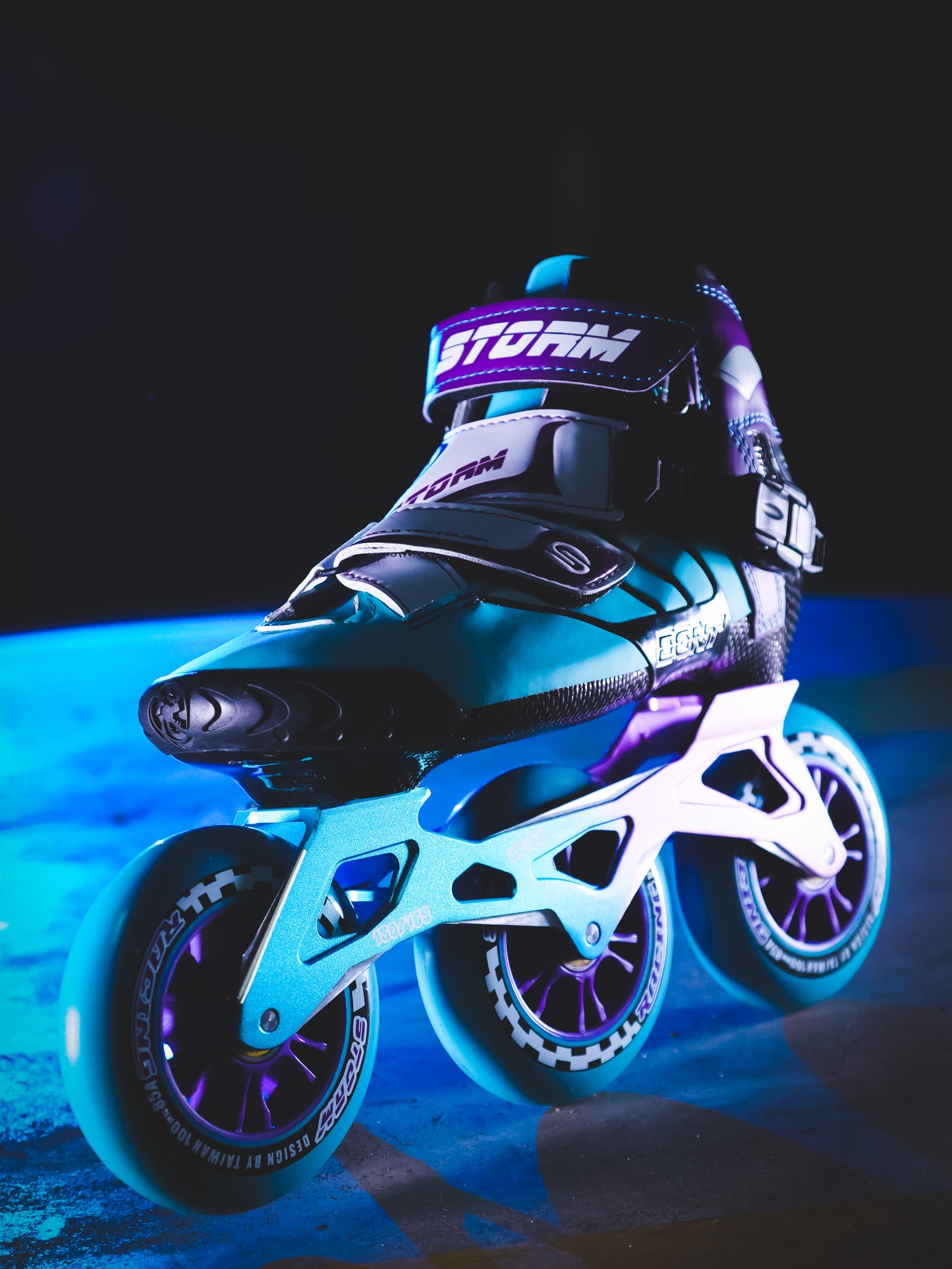 Storm T3 Tina Speed Slalom Skates-Blue