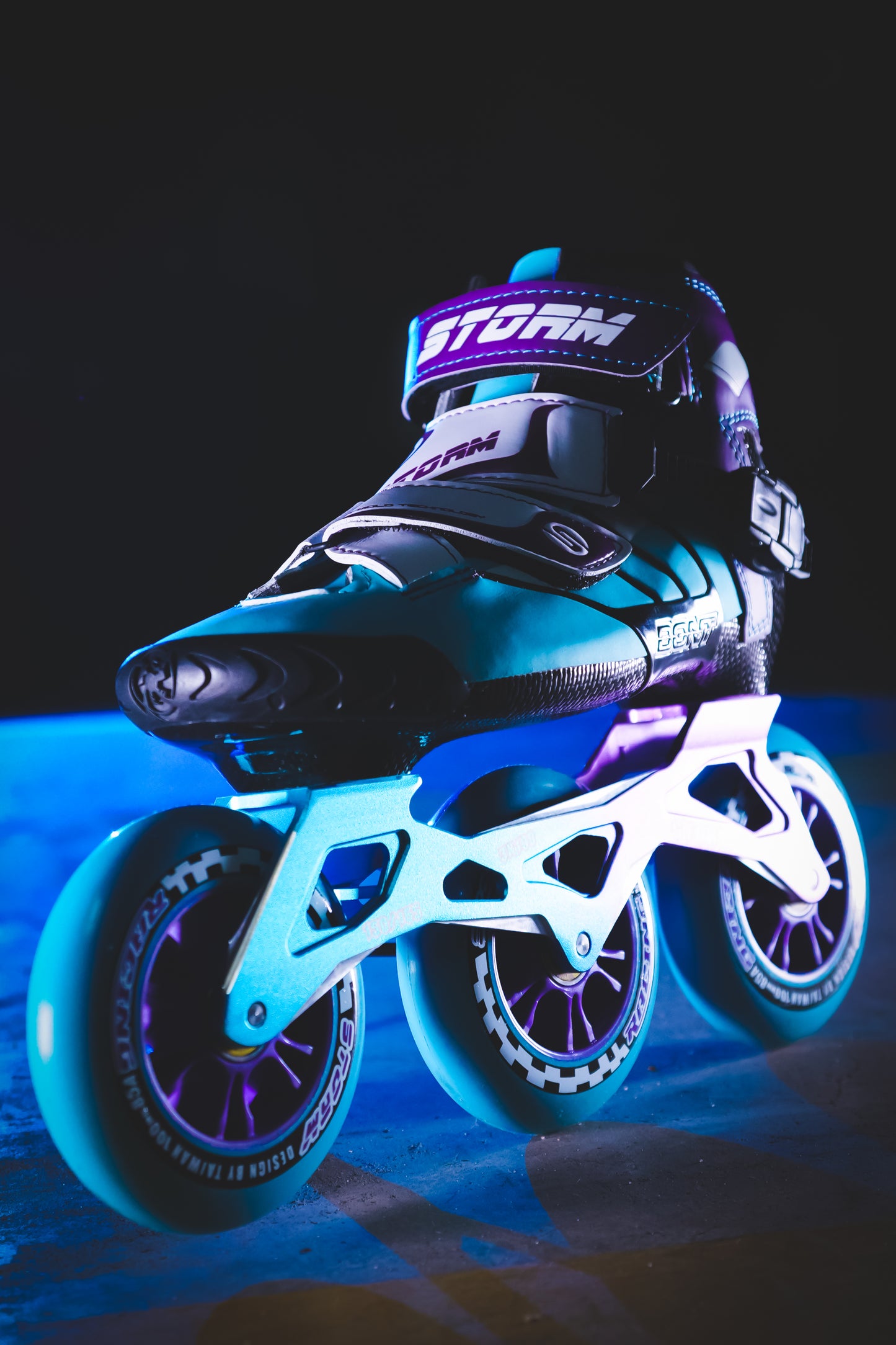 Storm T3 Tina Speed Slalom Skates-Blue
