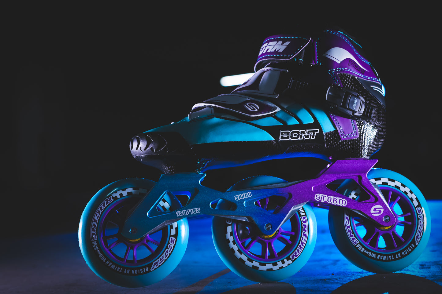 Storm T3 Tina Speed Slalom Skates-Blue