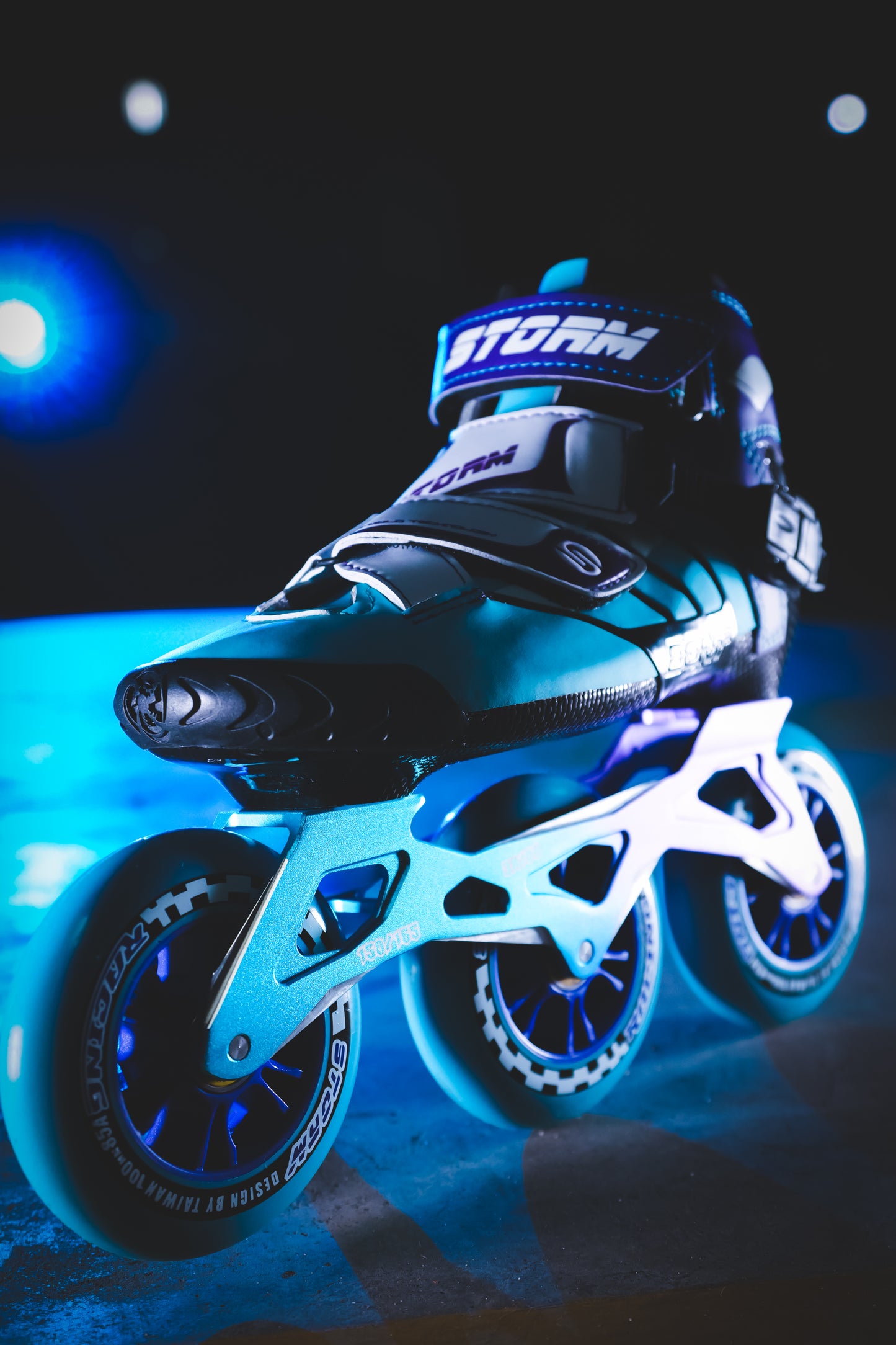 Storm T3 Tina Speed Slalom Skates-Blue