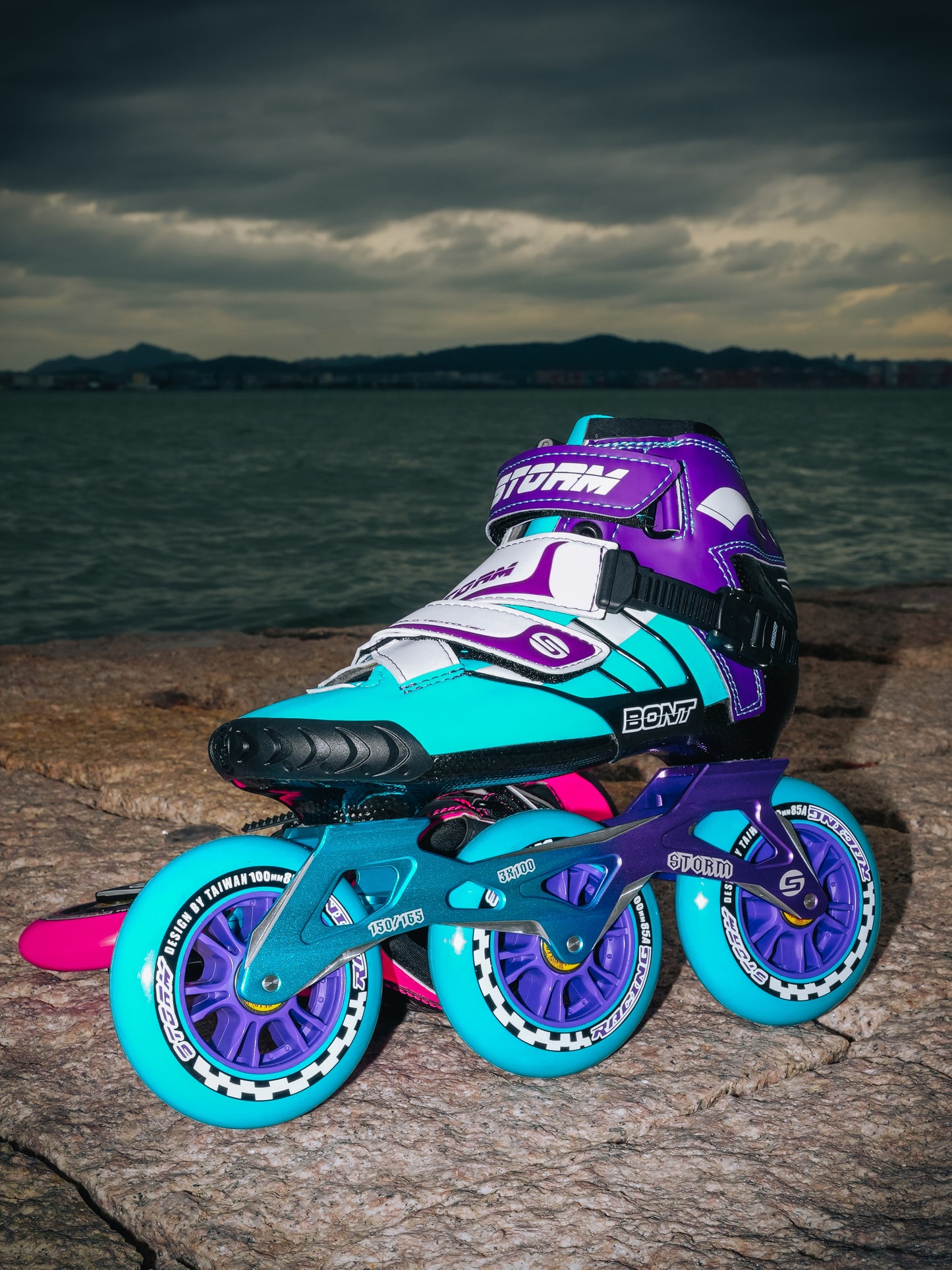 Storm T3 Tina Speed Slalom Skates-Blue